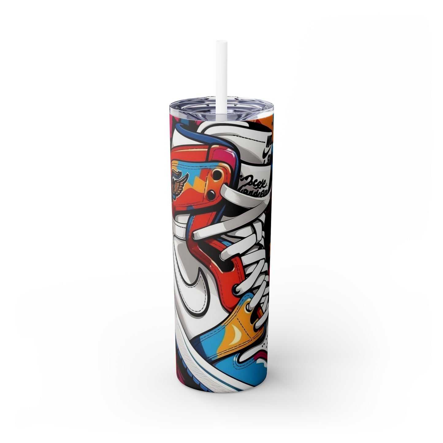 Air Force Skinny Tumbler with Straw, 20oz - Elevate Your Sipping Experience