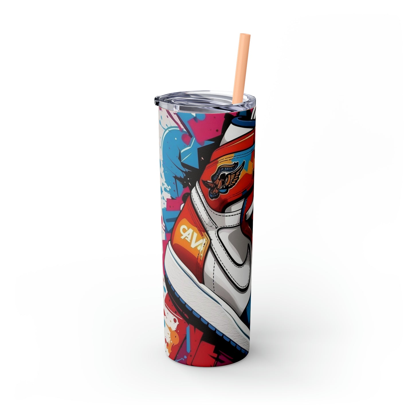 Air Force Skinny Tumbler with Straw, 20oz - Elevate Your Sipping Experience