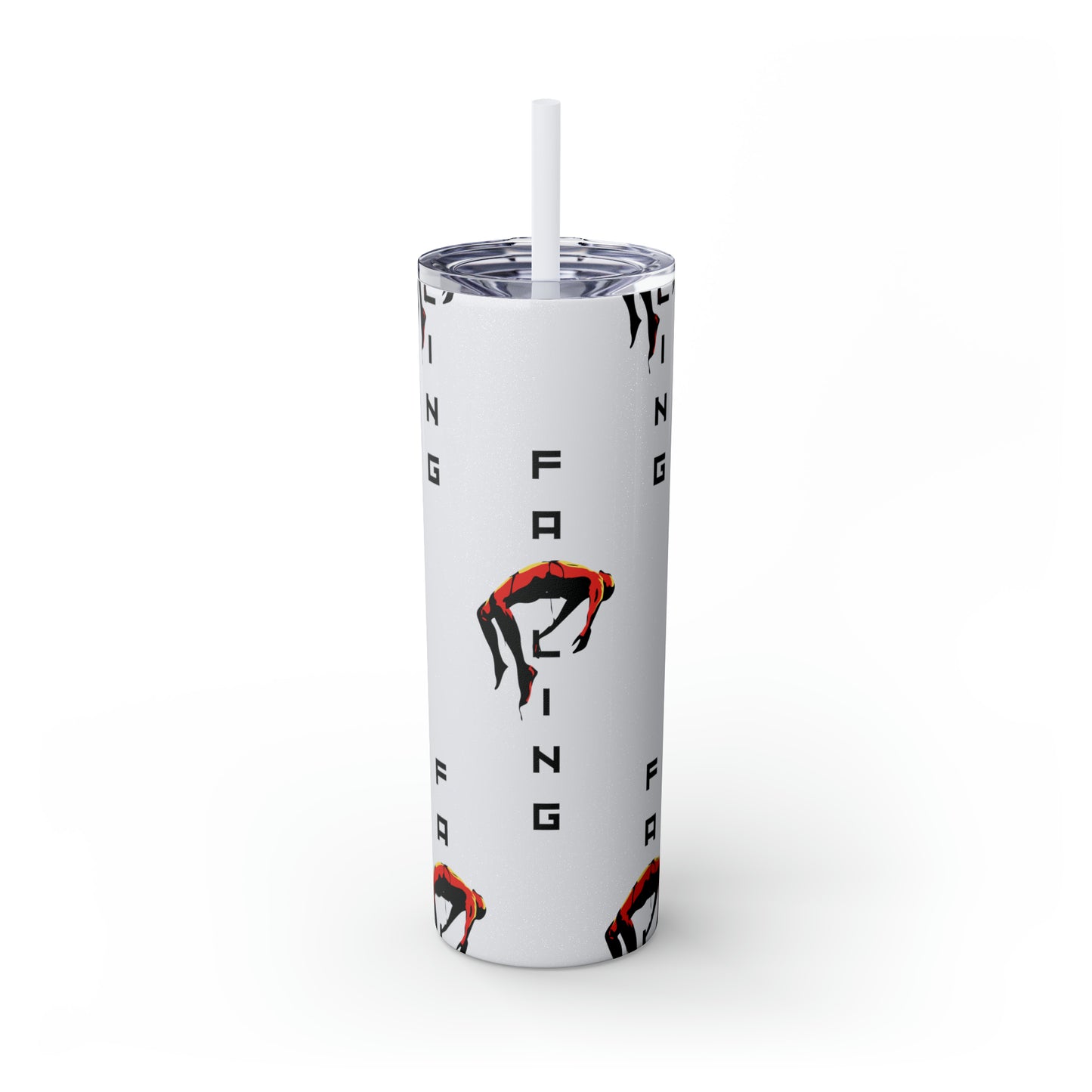 Don't Allow Yourself To Fall Skinny Tumbler with Straw, 20oz - Sip in Style, Stay Refreshed All Year