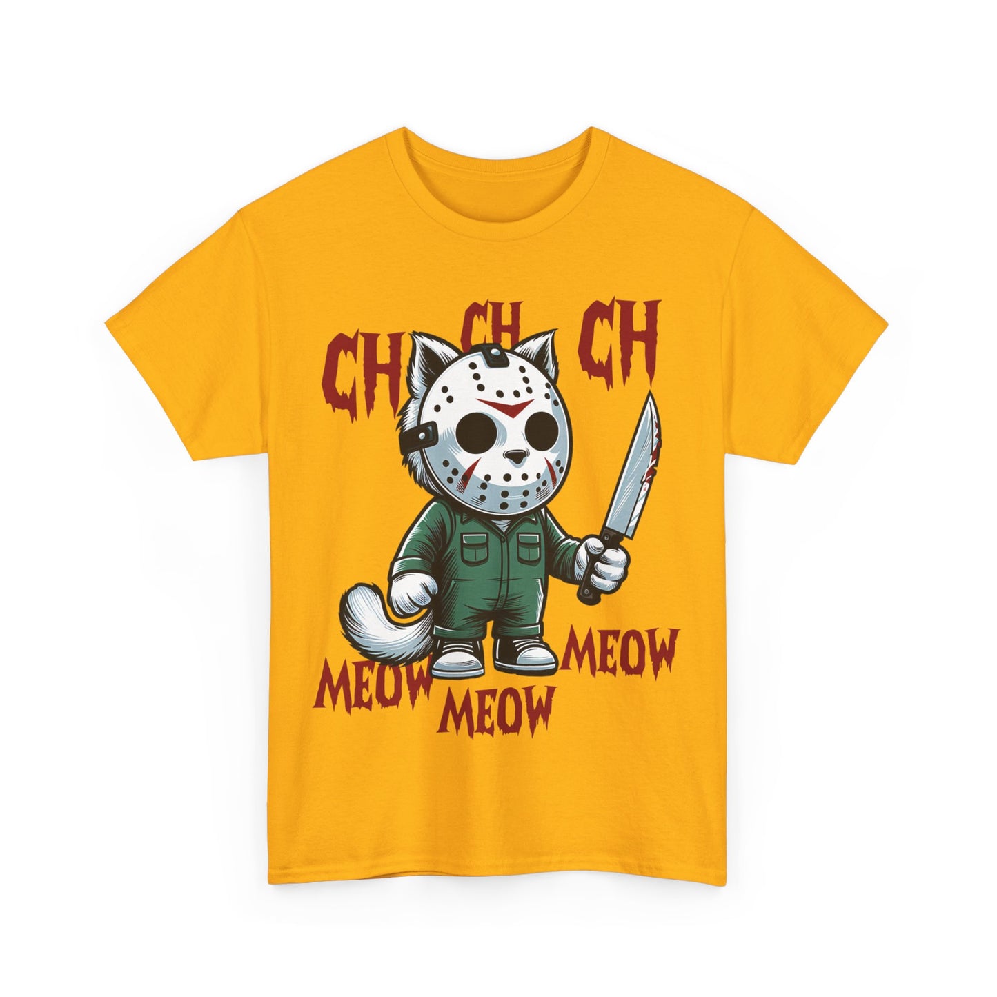MEOW HERE KITTY KITTY Unisex Heavy Cotton T-Shirt