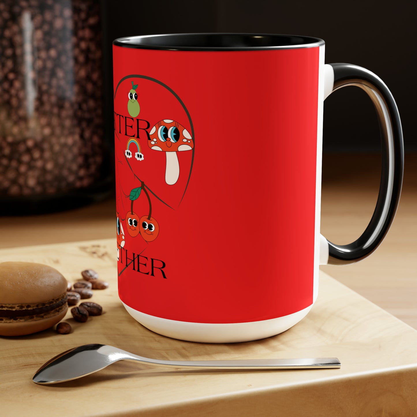 Better Together Two-Tone Coffee Mugs 15oz - Start Your Day Right