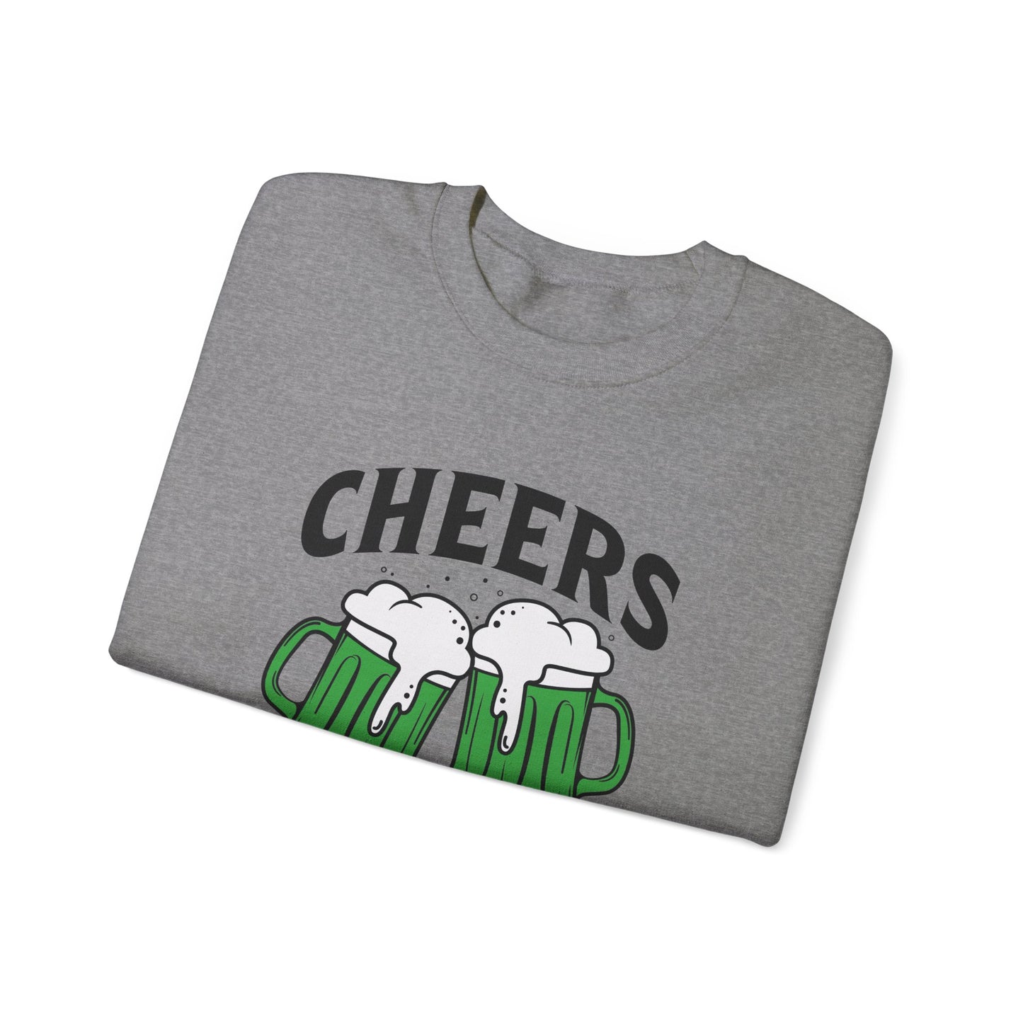 Cozy Comfort: Cheers Fu$kers Unisex Heavy Blend Crewneck Sweatshirt