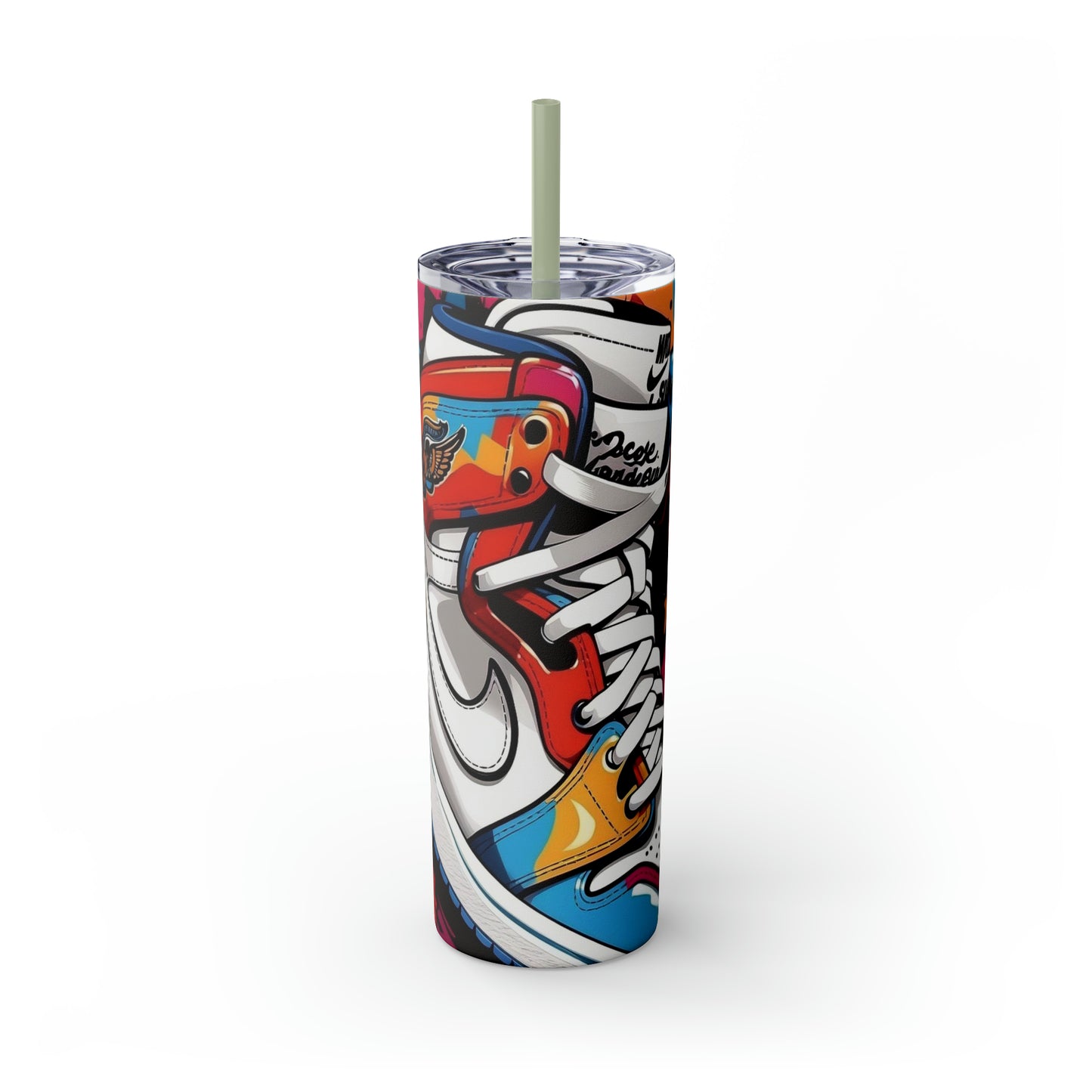 Air Force Skinny Tumbler with Straw, 20oz - Elevate Your Sipping Experience