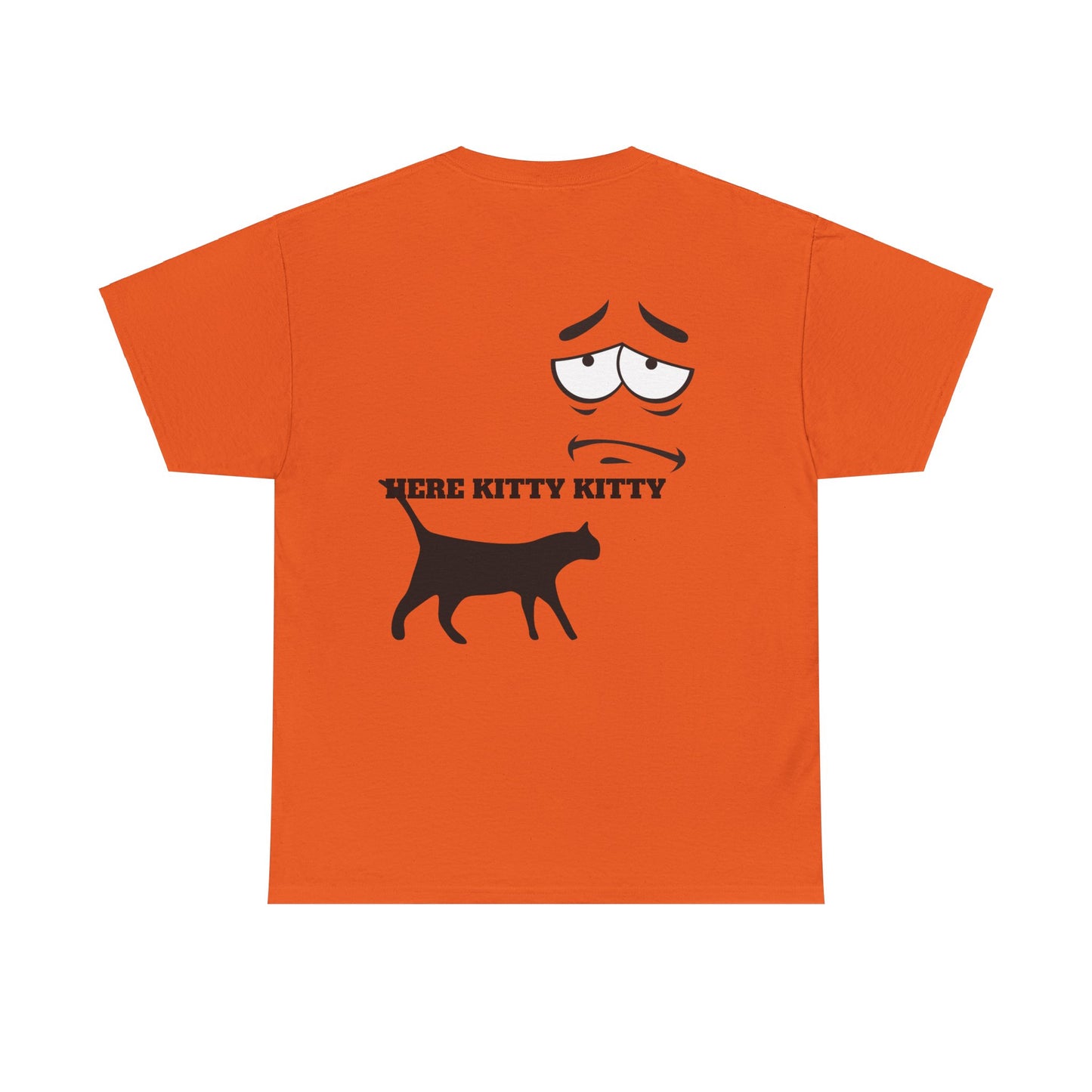 MEOW HERE KITTY KITTY Unisex Heavy Cotton T-Shirt