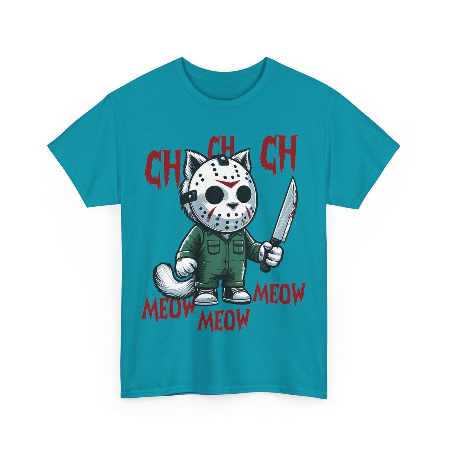 MEOW HERE KITTY KITTY Unisex Heavy Cotton T-Shirt