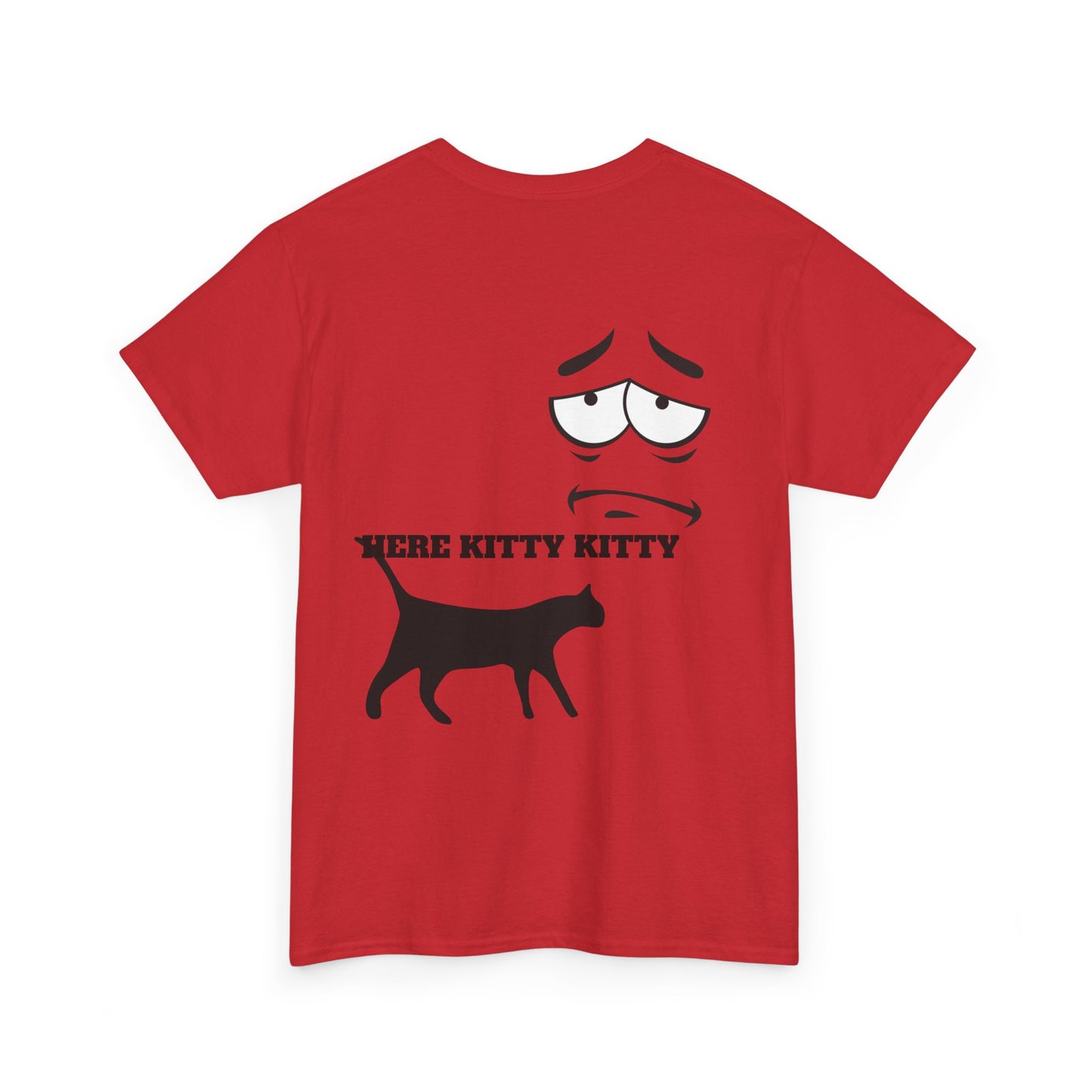 MEOW HERE KITTY KITTY Unisex Heavy Cotton T-Shirt