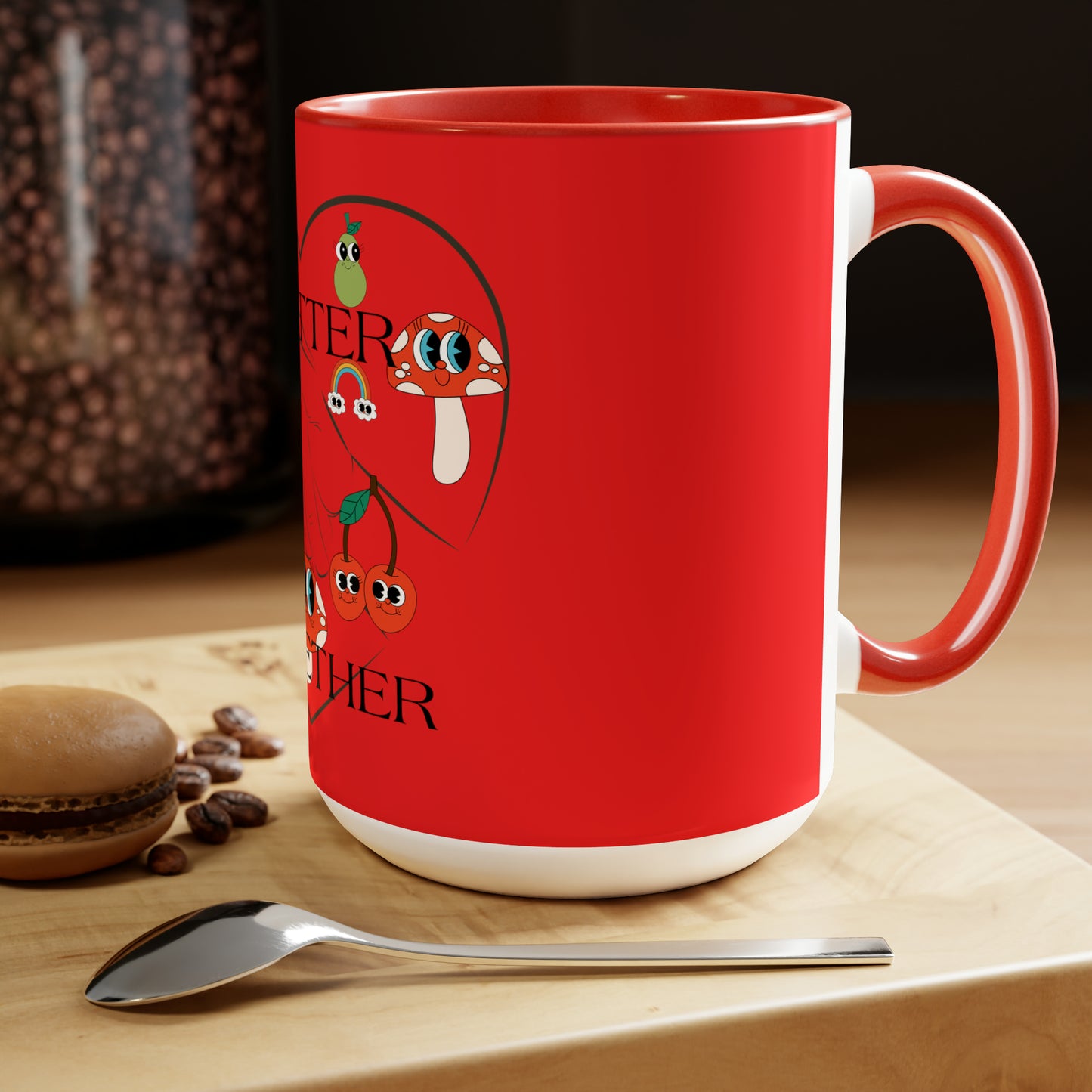Better Together Two-Tone Coffee Mugs 15oz - Start Your Day Right