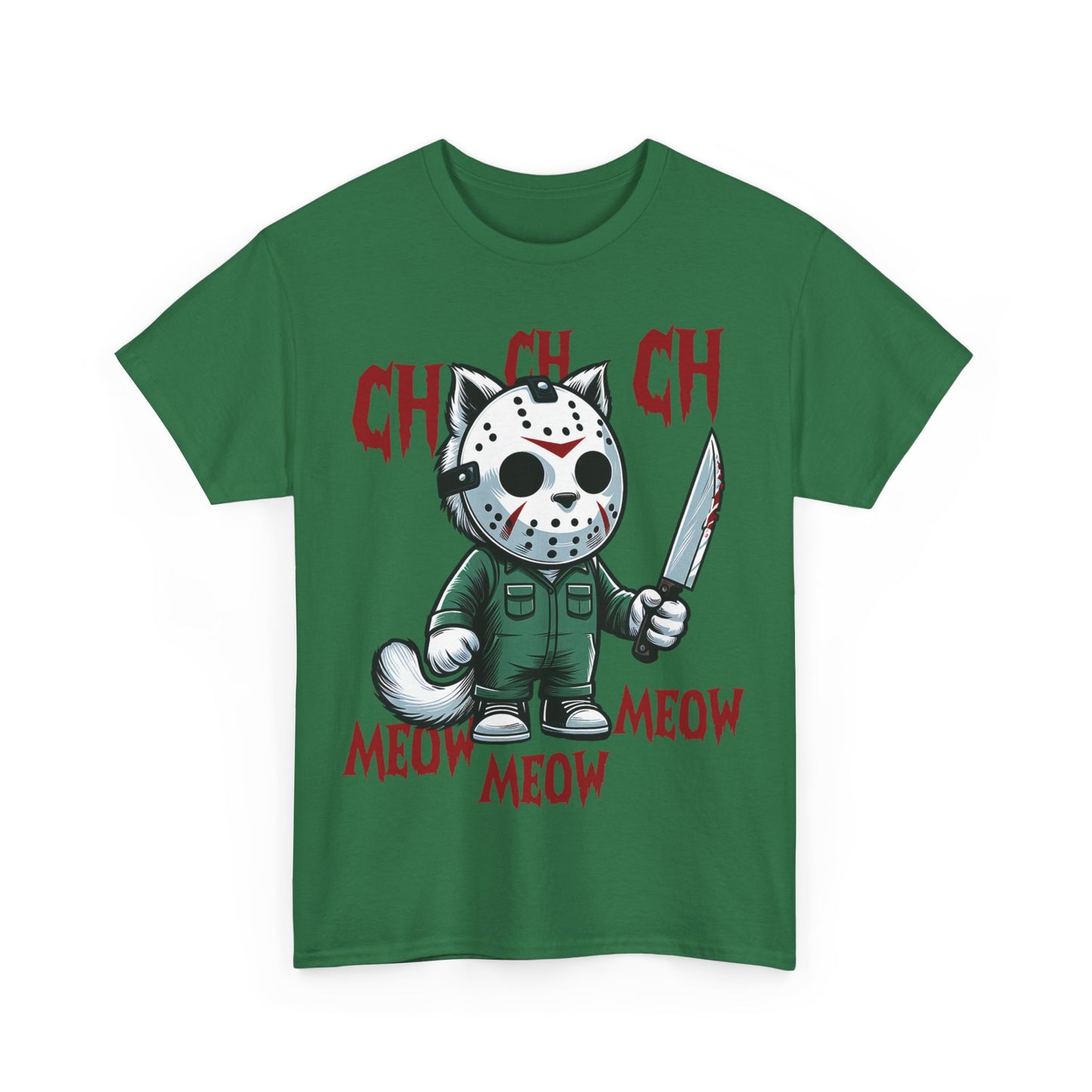 MEOW HERE KITTY KITTY Unisex Heavy Cotton T-Shirt