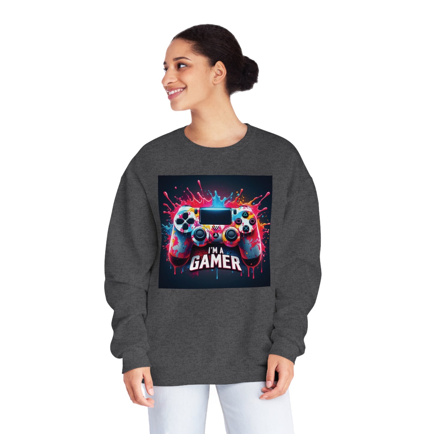 I'M a Gamer Unisex NuBlend® Crewneck Sweatshirt