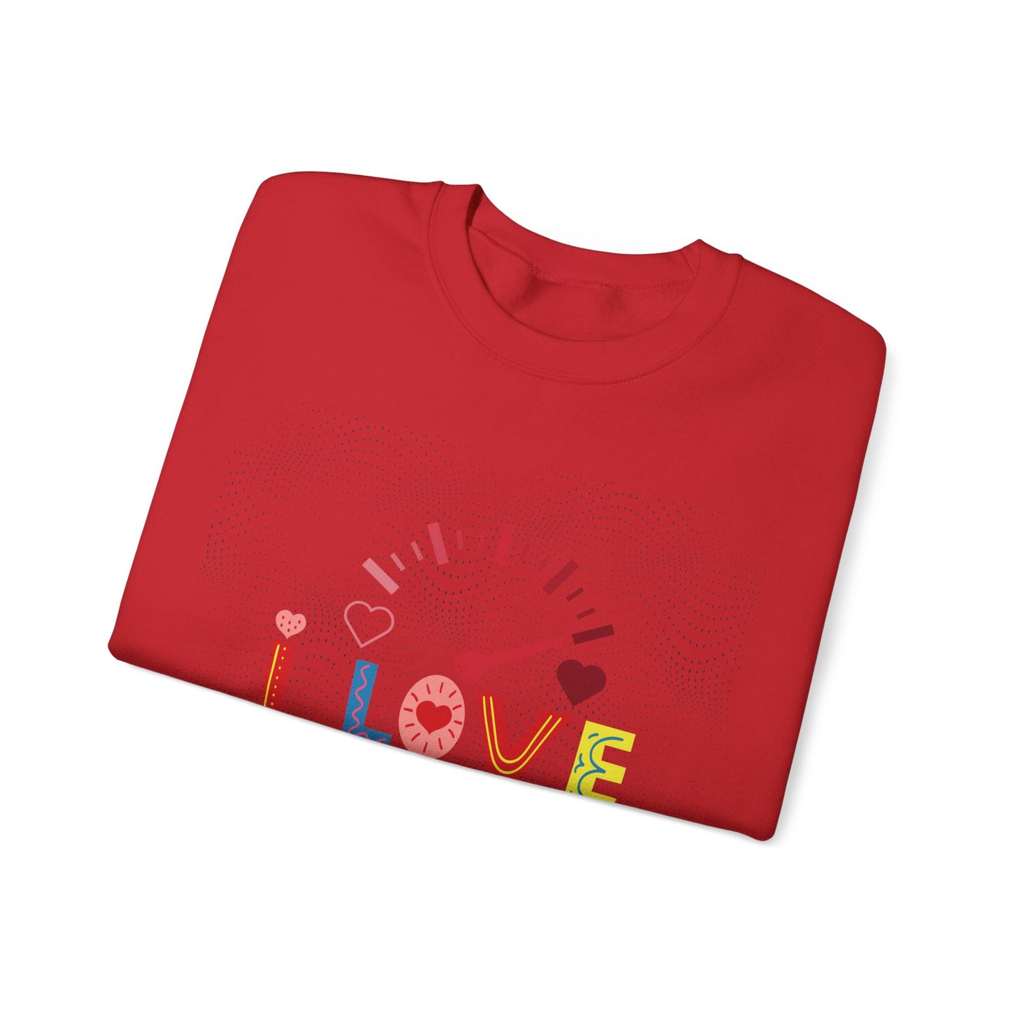 I Love You Gauge" Unisex Heavy Blend Crewneck Sweatshirt - Cozy Comfort for Every Season