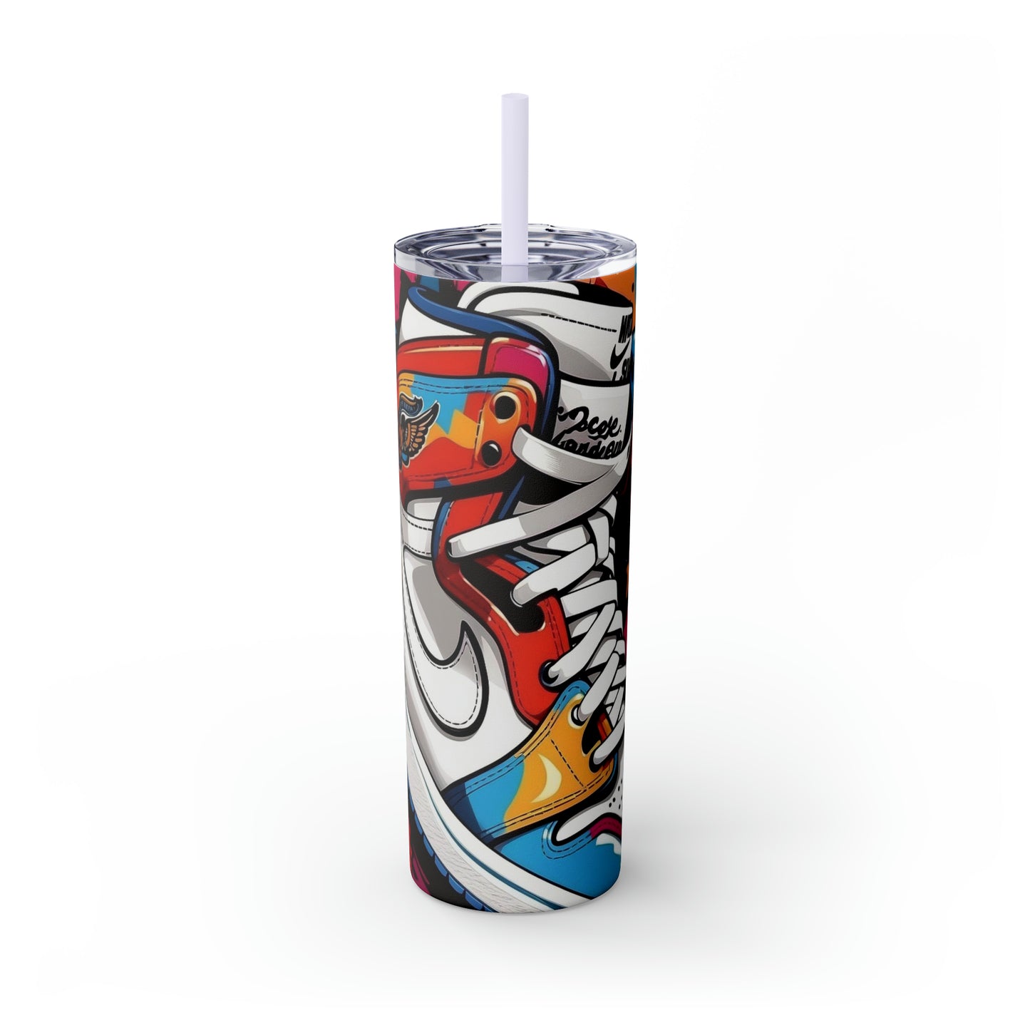 Air Force Skinny Tumbler with Straw, 20oz - Elevate Your Sipping Experience