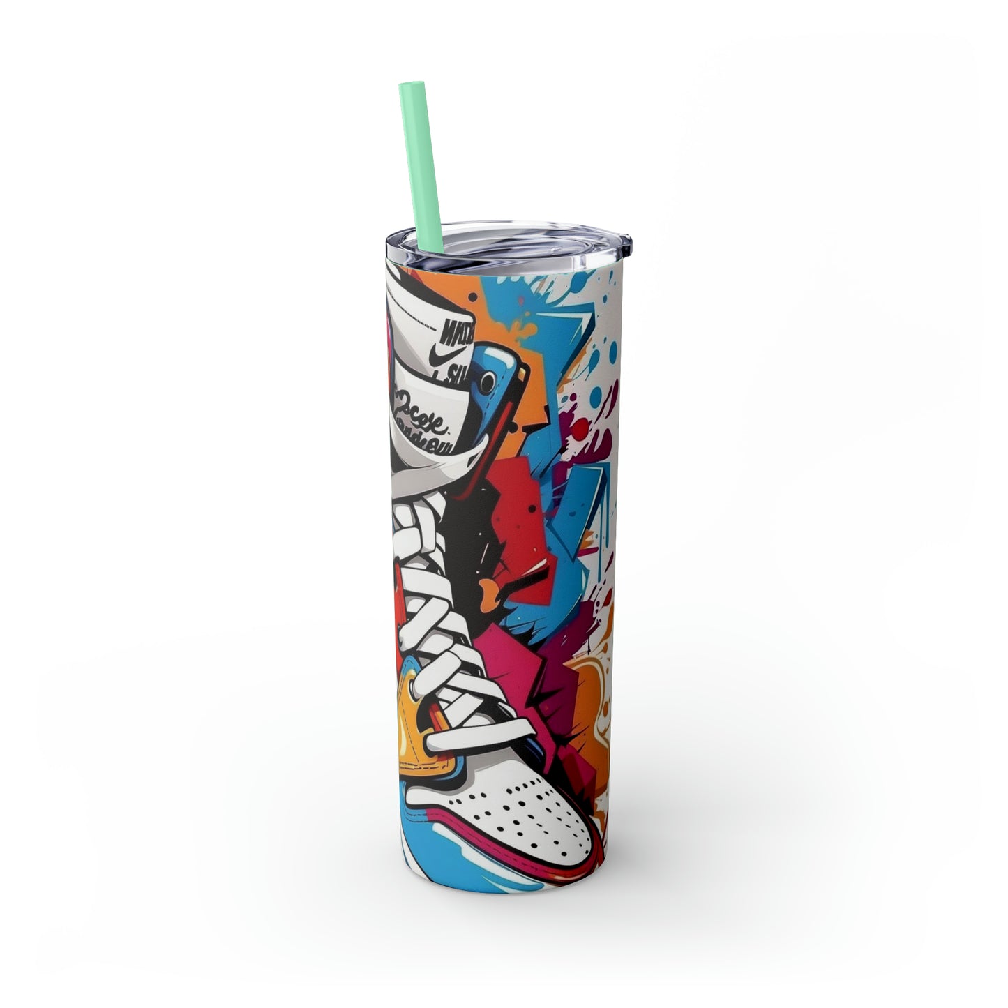 Air Force Skinny Tumbler with Straw, 20oz - Elevate Your Sipping Experience