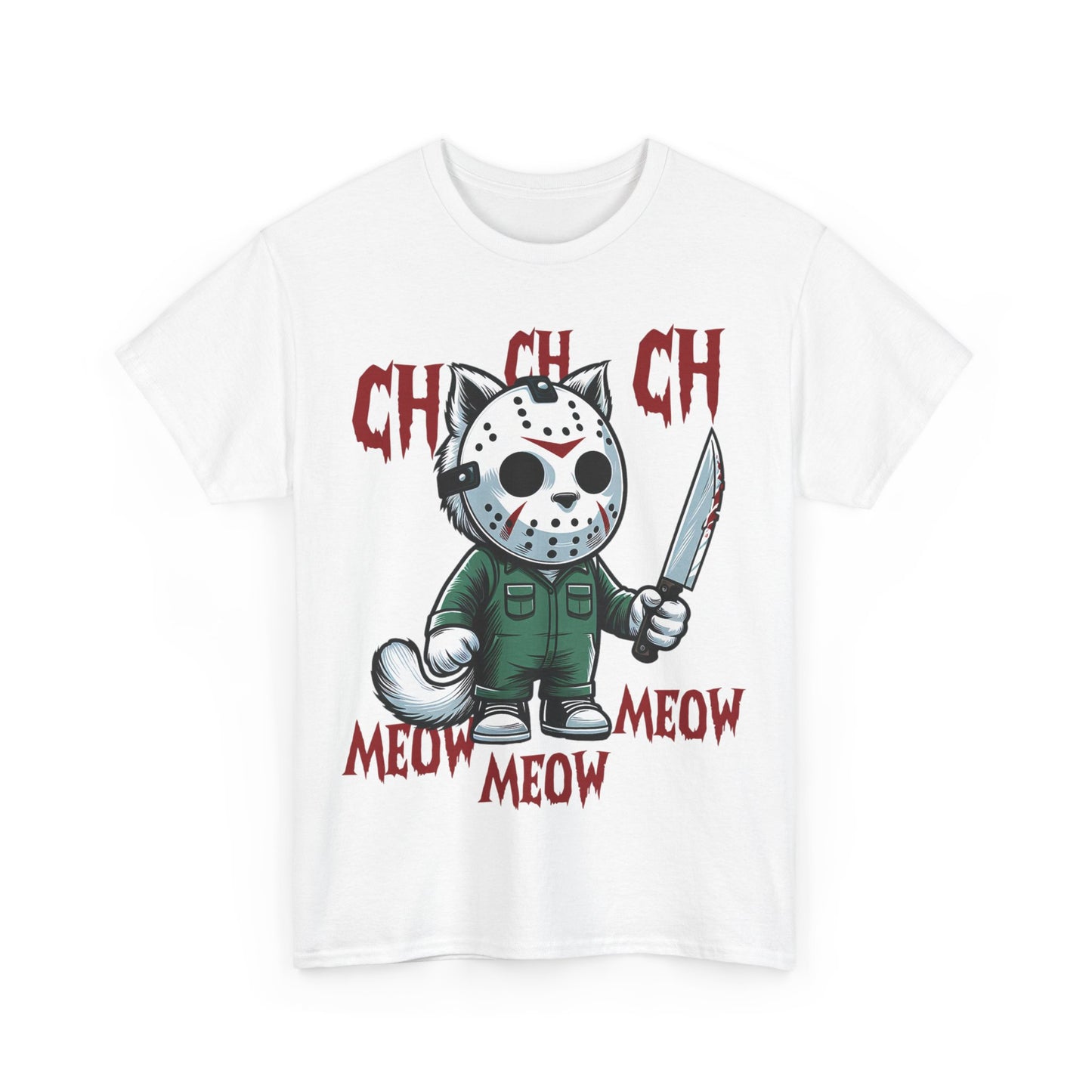 MEOW HERE KITTY KITTY Unisex Heavy Cotton T-Shirt