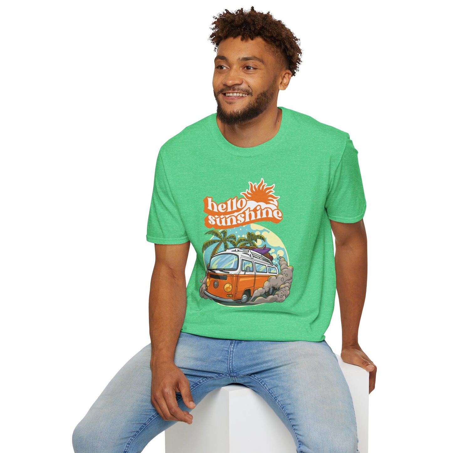 Hello Sunshine Unisex Soft-Style Cotton T-Shirt