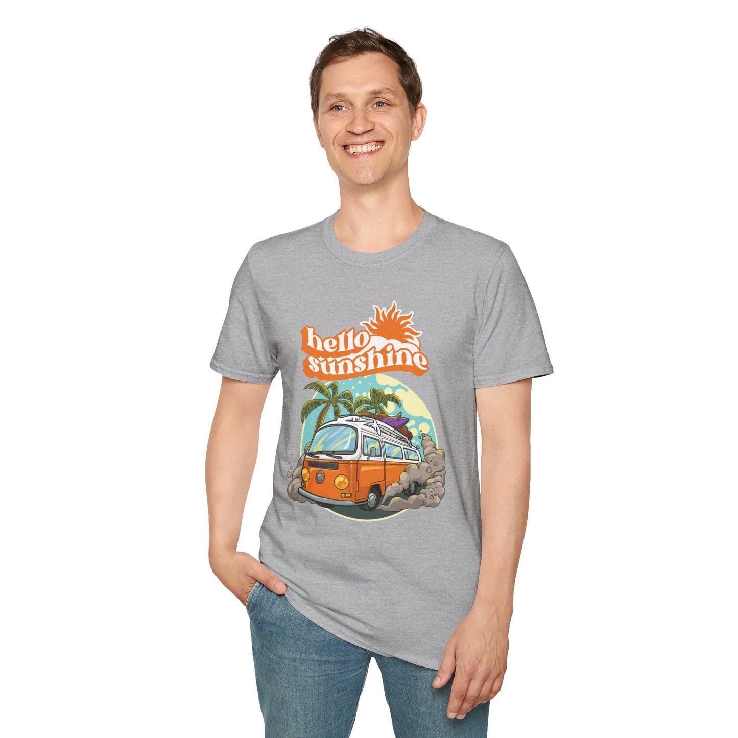 Hello Sunshine Unisex Soft-Style Cotton T-Shirt
