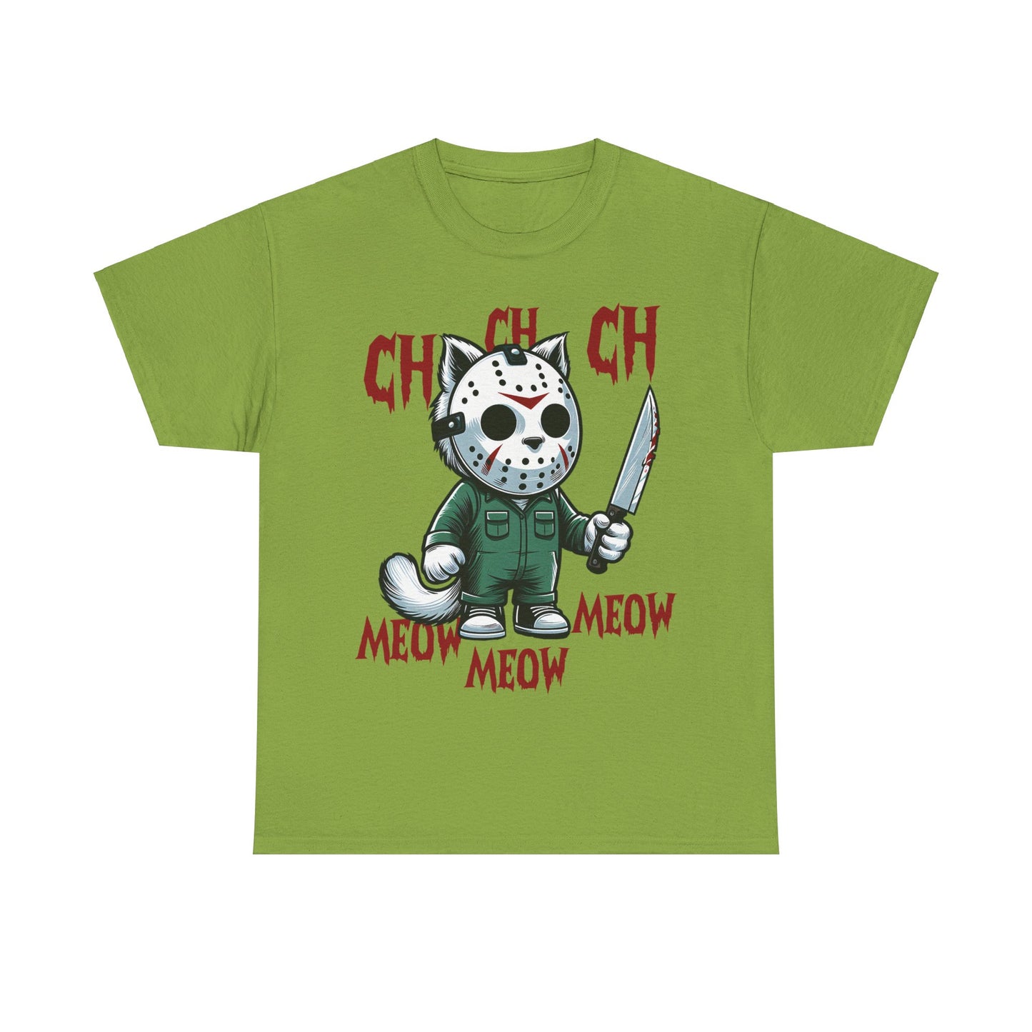 MEOW HERE KITTY KITTY Unisex Heavy Cotton T-Shirt