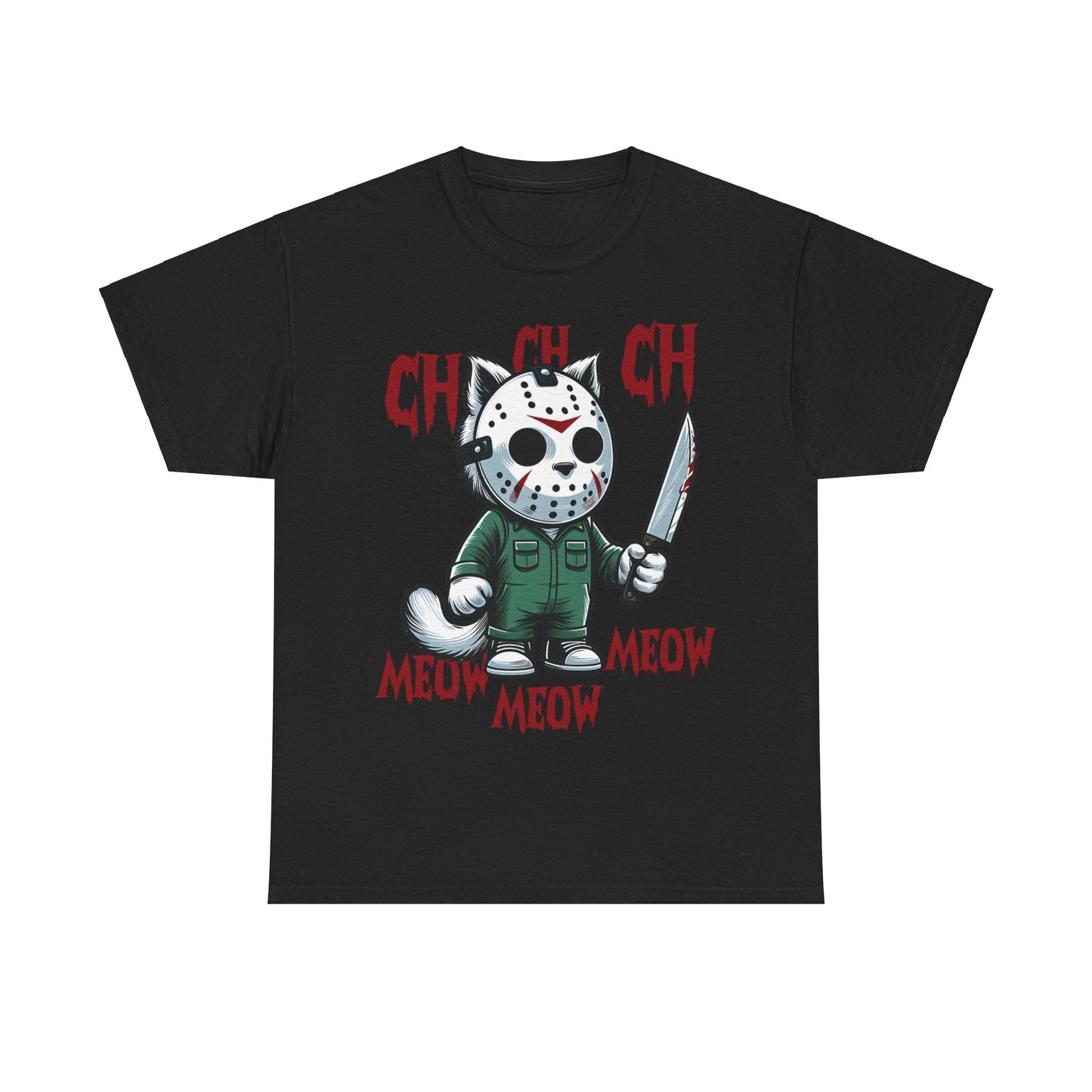 MEOW HERE KITTY KITTY Unisex Heavy Cotton T-Shirt