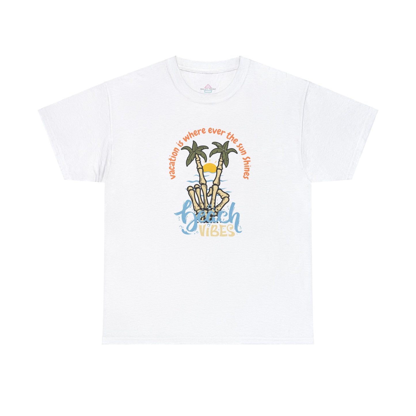 Elevate The Vibes Vacation Unisex Heavy Cotton Tee