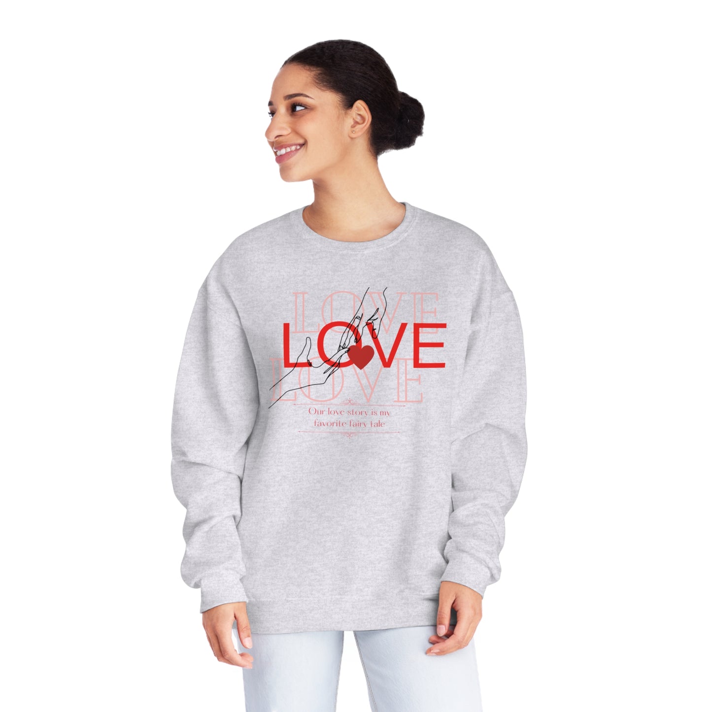 Our Love Story Unisex NuBlend® Crewneck Sweatshirt