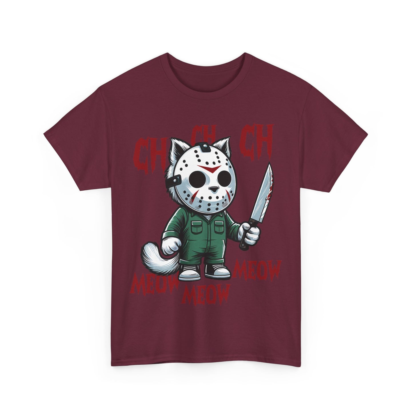 MEOW HERE KITTY KITTY Unisex Heavy Cotton T-Shirt