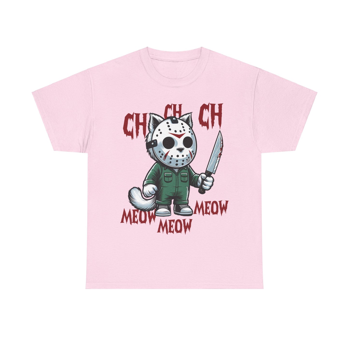 MEOW HERE KITTY KITTY Unisex Heavy Cotton T-Shirt