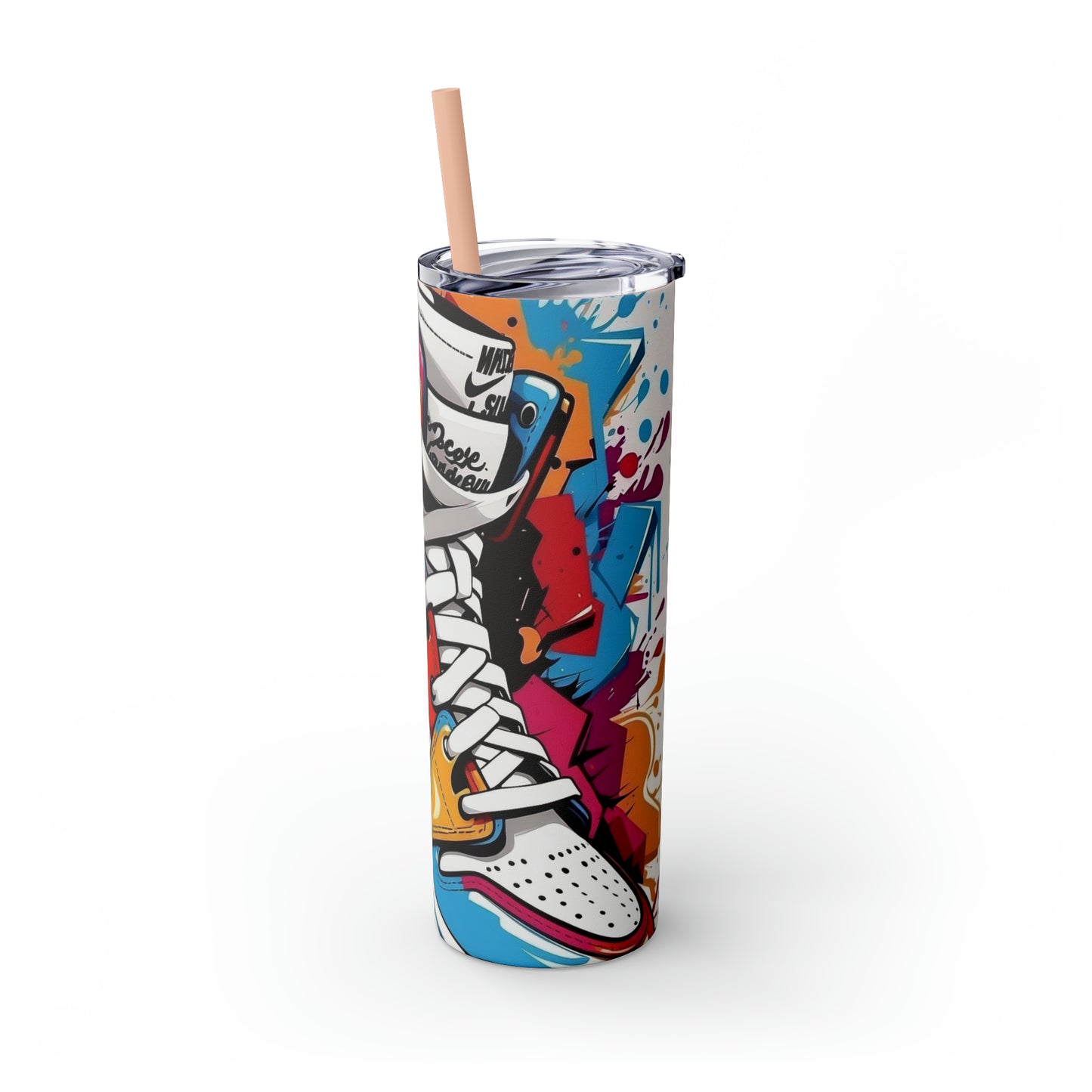 Air Force Skinny Tumbler with Straw, 20oz - Elevate Your Sipping Experience
