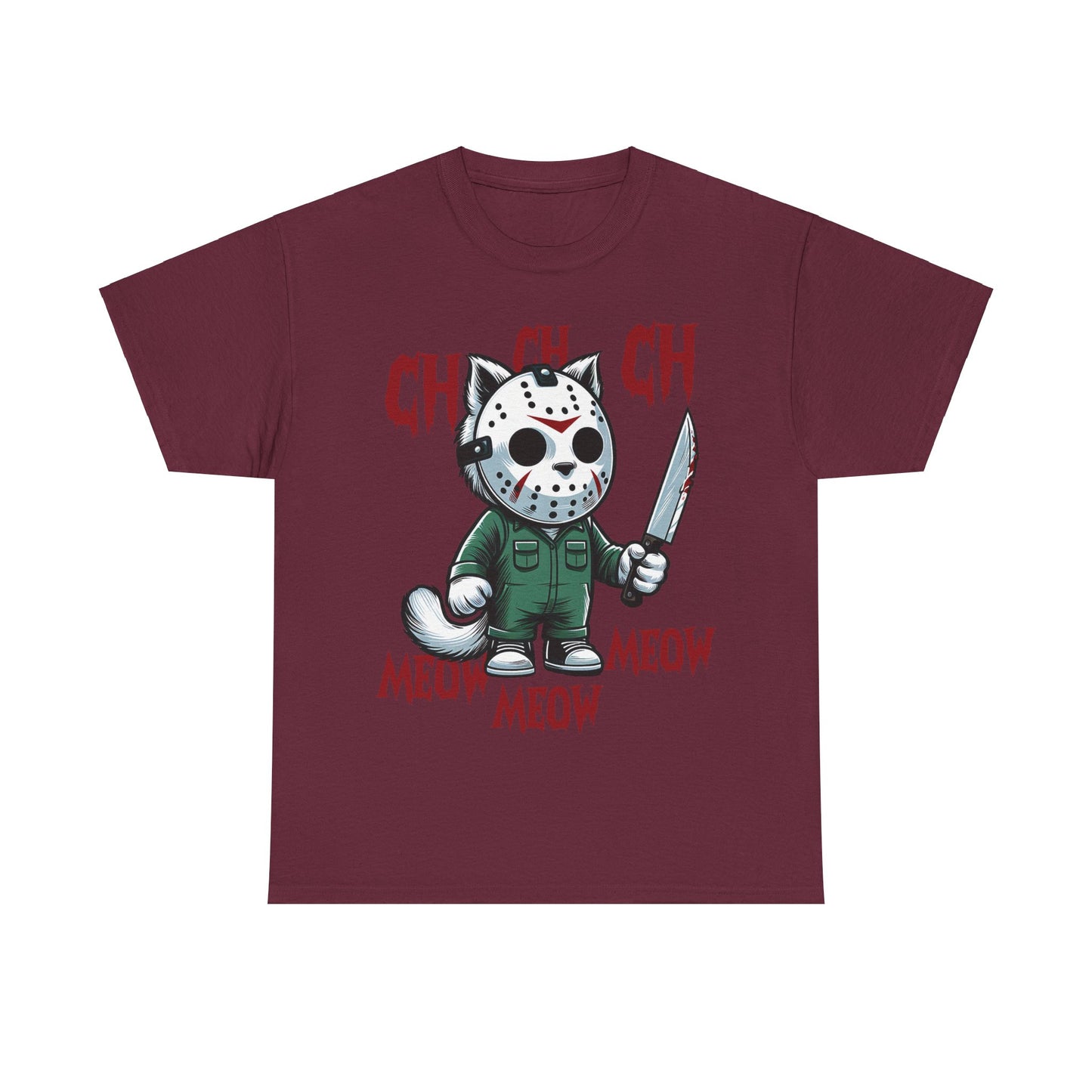 MEOW HERE KITTY KITTY Unisex Heavy Cotton T-Shirt