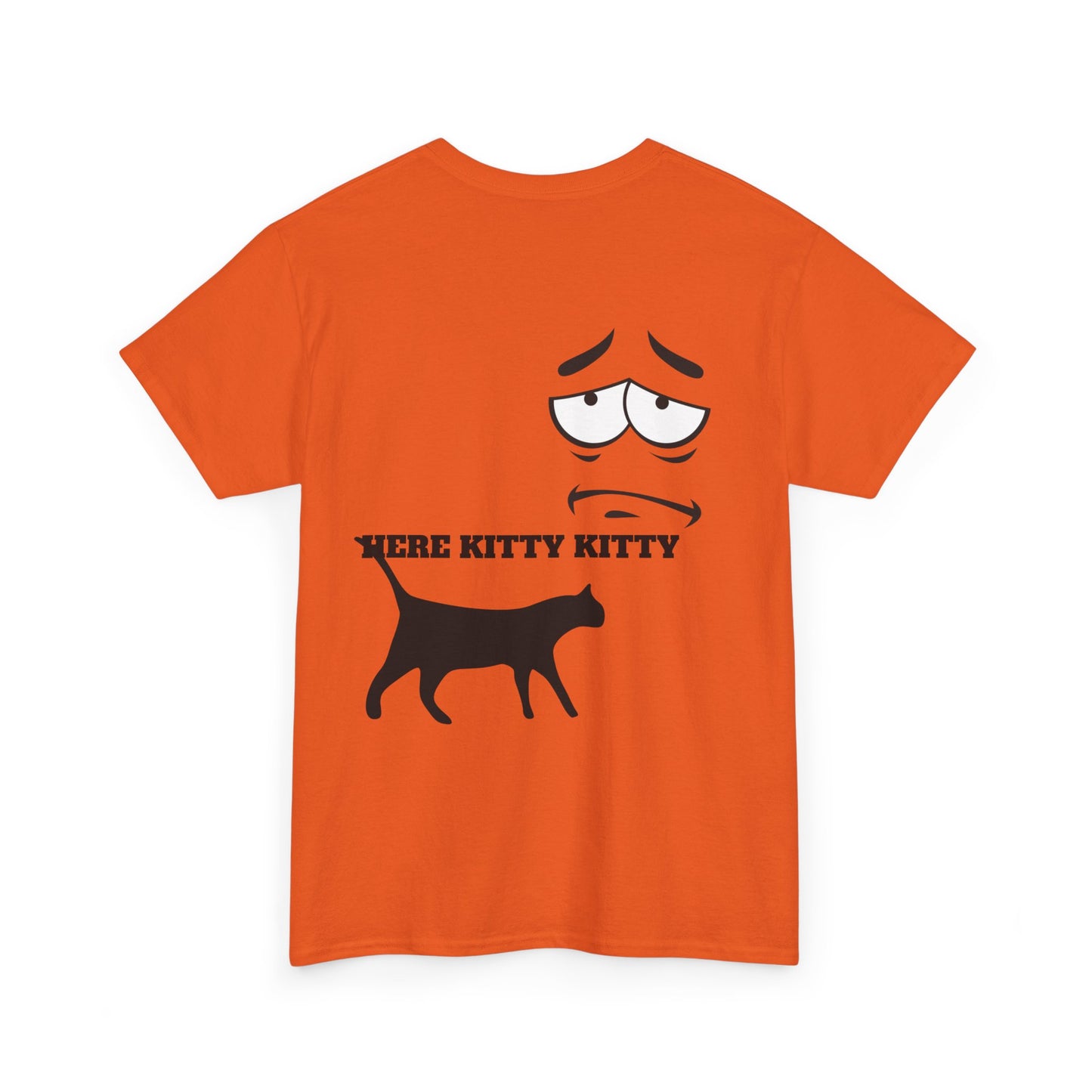 MEOW HERE KITTY KITTY Unisex Heavy Cotton T-Shirt
