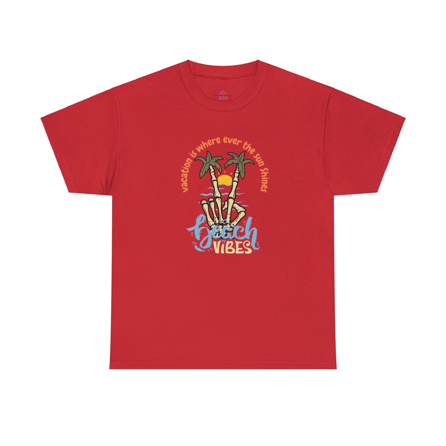 Elevate The Vibes Vacation Unisex Heavy Cotton Tee