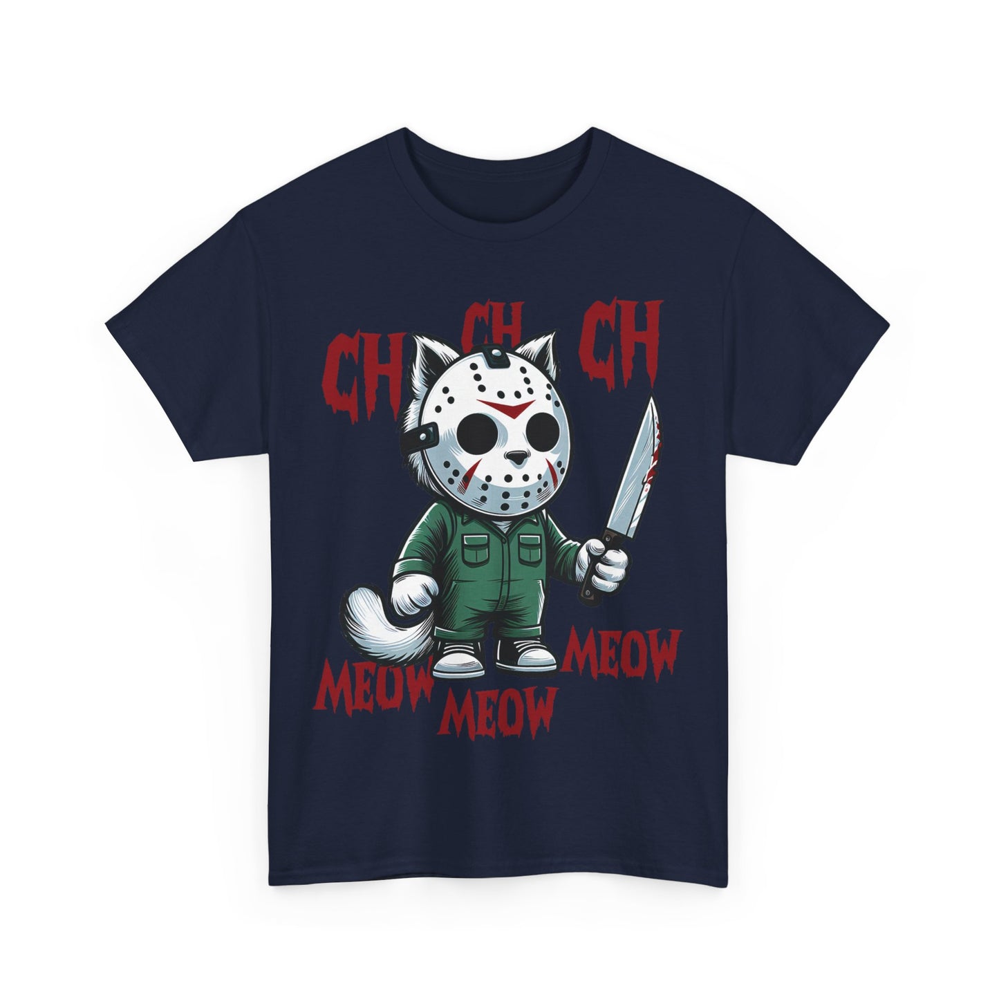 MEOW HERE KITTY KITTY Unisex Heavy Cotton T-Shirt