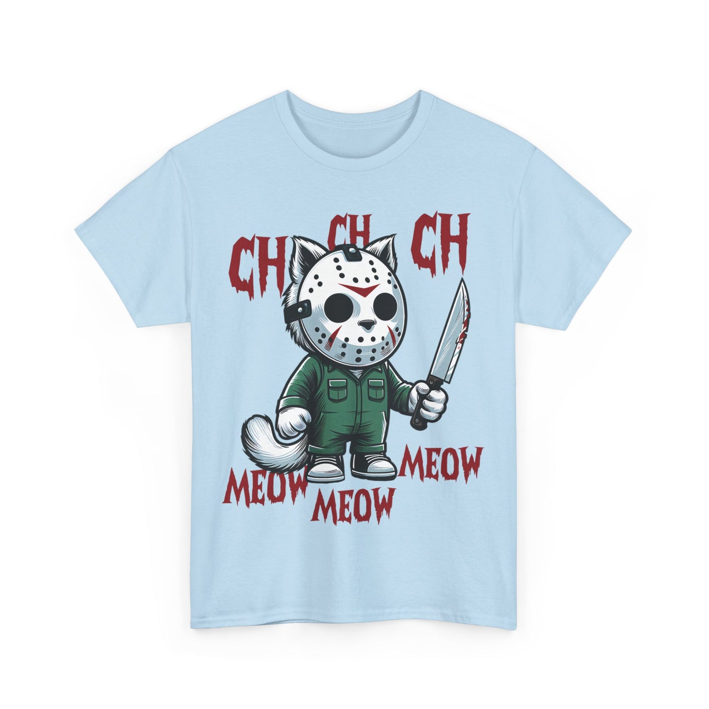 MEOW HERE KITTY KITTY Unisex Heavy Cotton T-Shirt