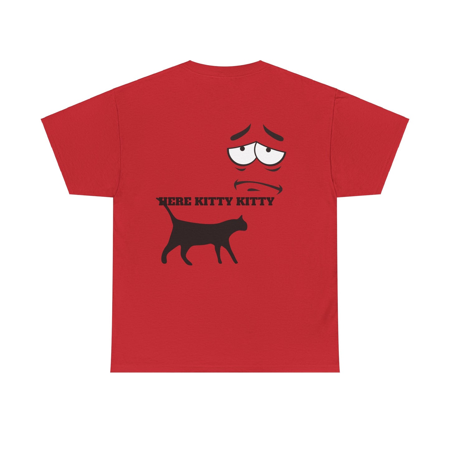 MEOW HERE KITTY KITTY Unisex Heavy Cotton T-Shirt