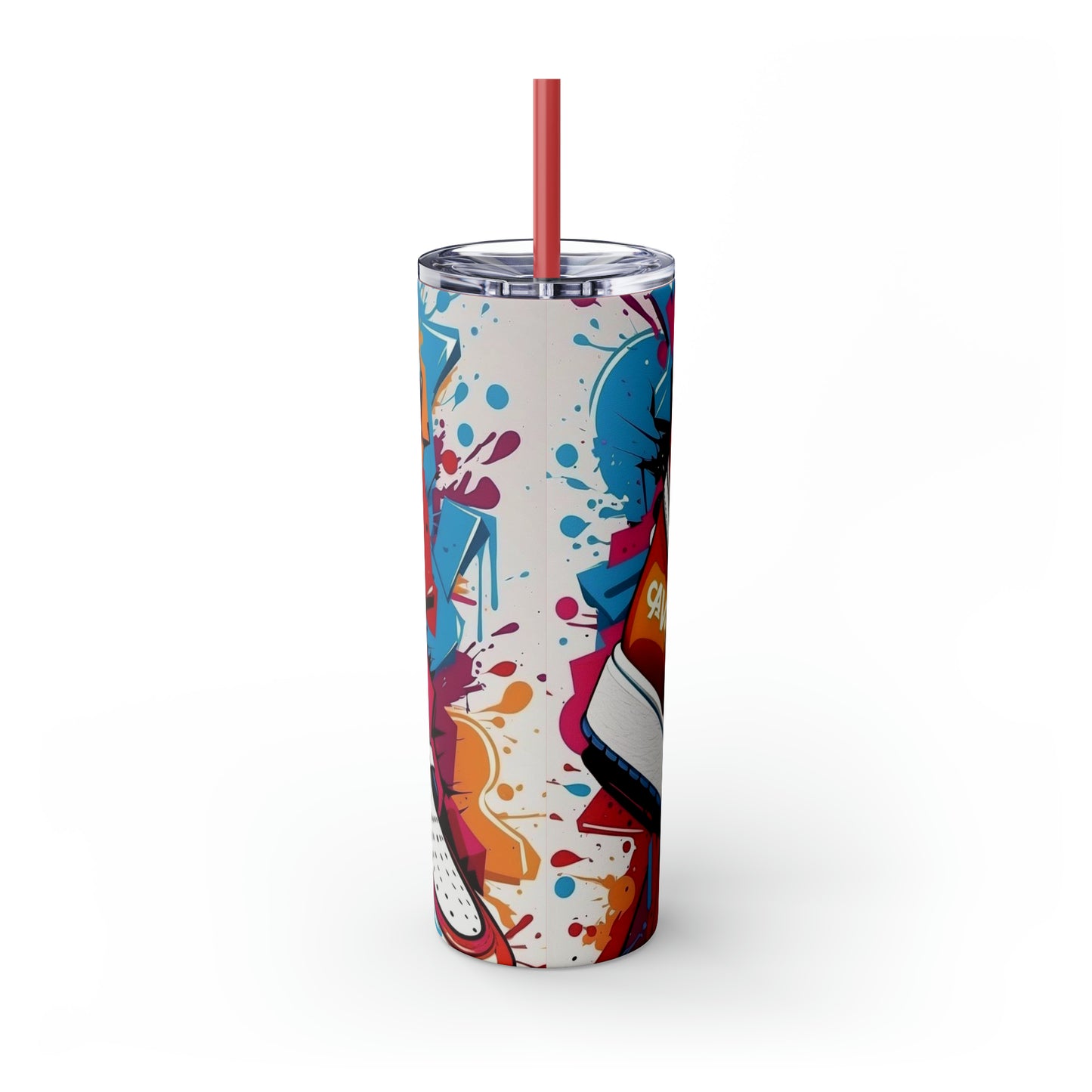 Air Force Skinny Tumbler with Straw, 20oz - Elevate Your Sipping Experience