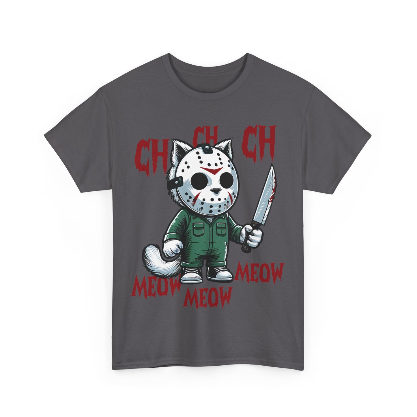 MEOW HERE KITTY KITTY Unisex Heavy Cotton T-Shirt