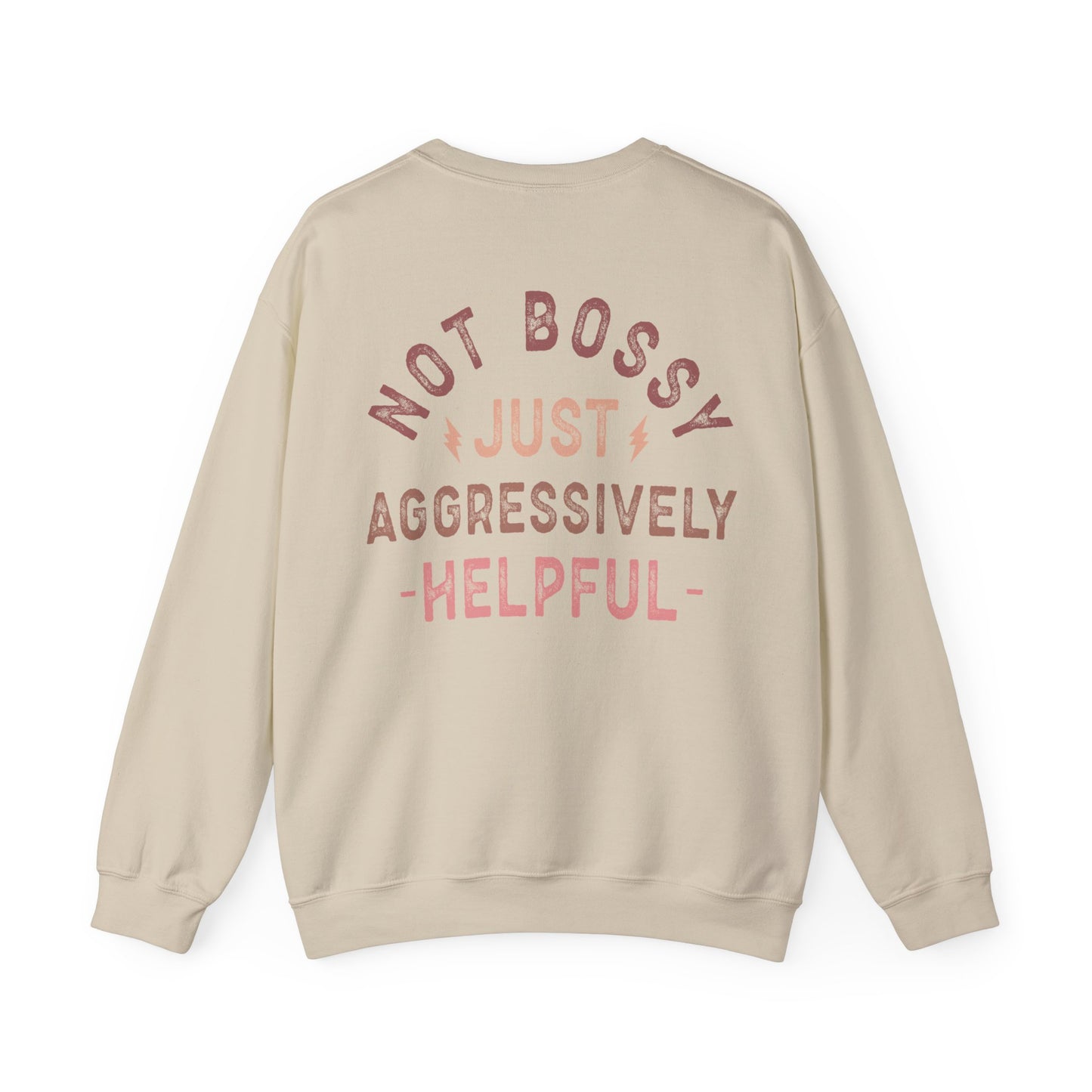 Nurse Not Bossy Just Aggressively Helpful Unisex Heavy Blend Crewneck Sweatshirt Sweatshirt