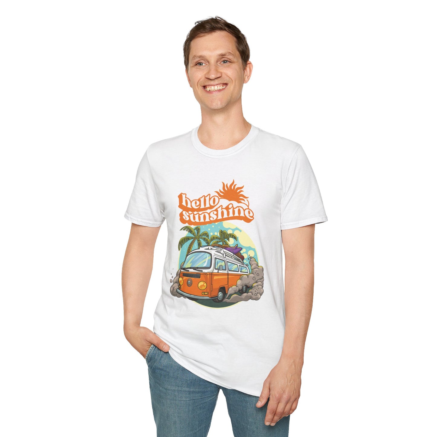 Hello Sunshine Unisex Soft-Style Cotton T-Shirt