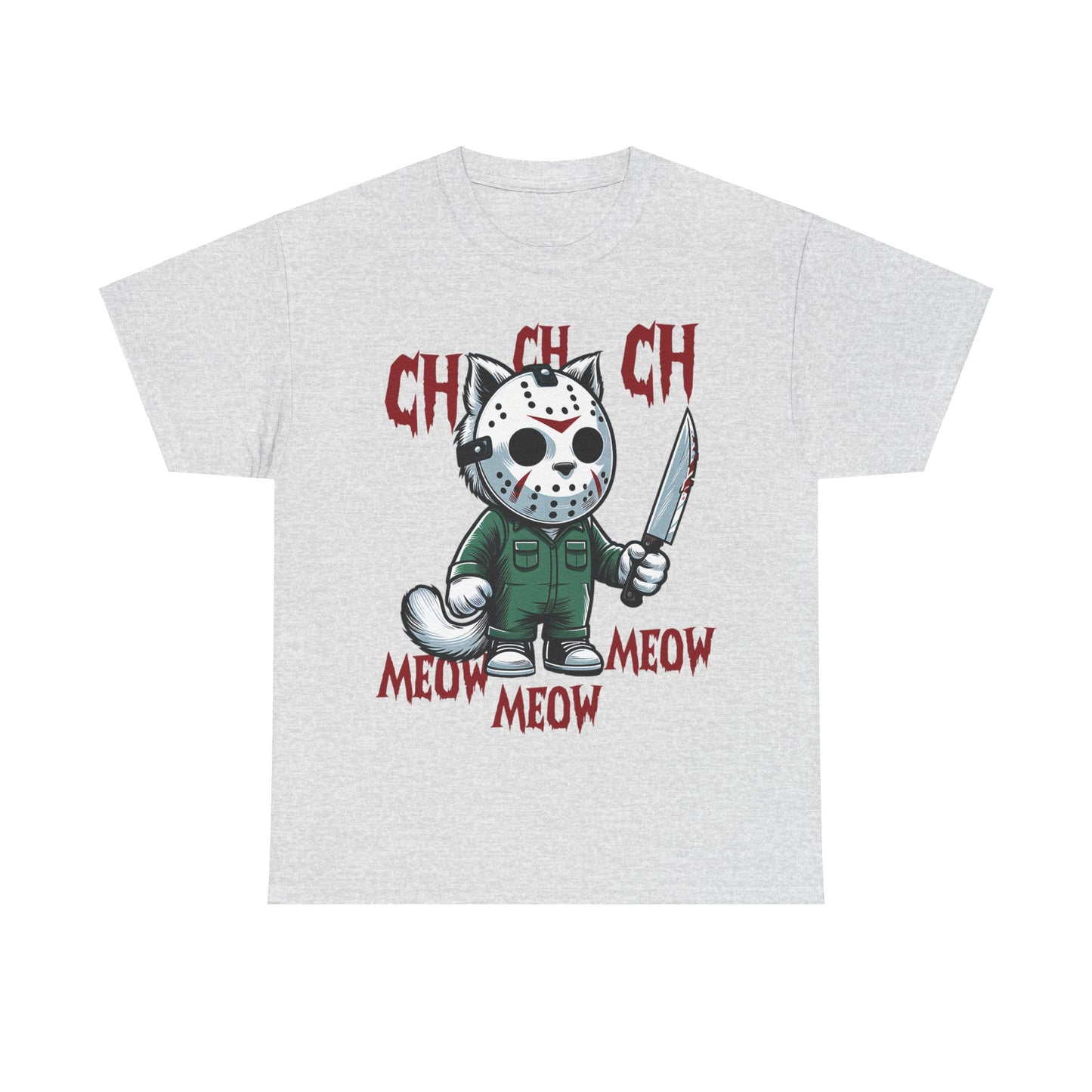 MEOW HERE KITTY KITTY Unisex Heavy Cotton T-Shirt