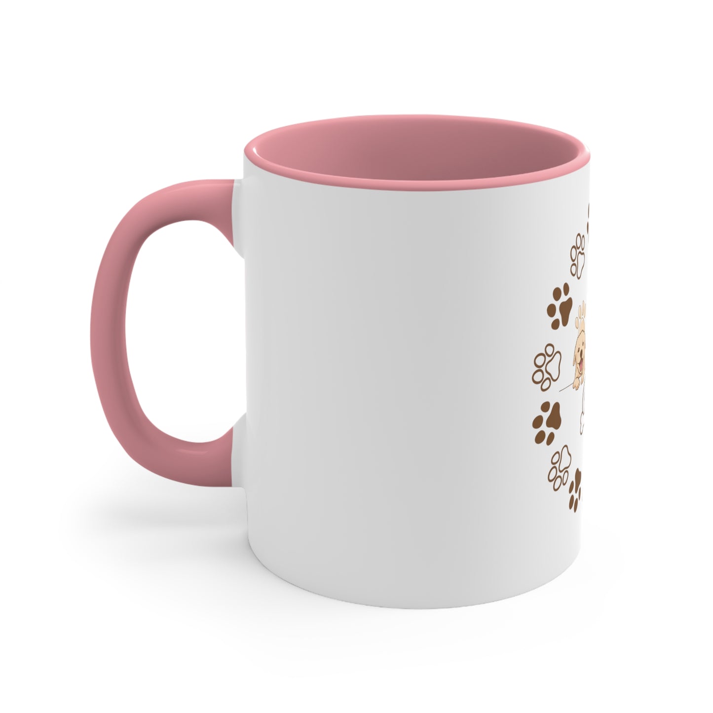 Unleash the Love: Personalized Pet Dog 11oz Accent Mug for Pawsome Mornings