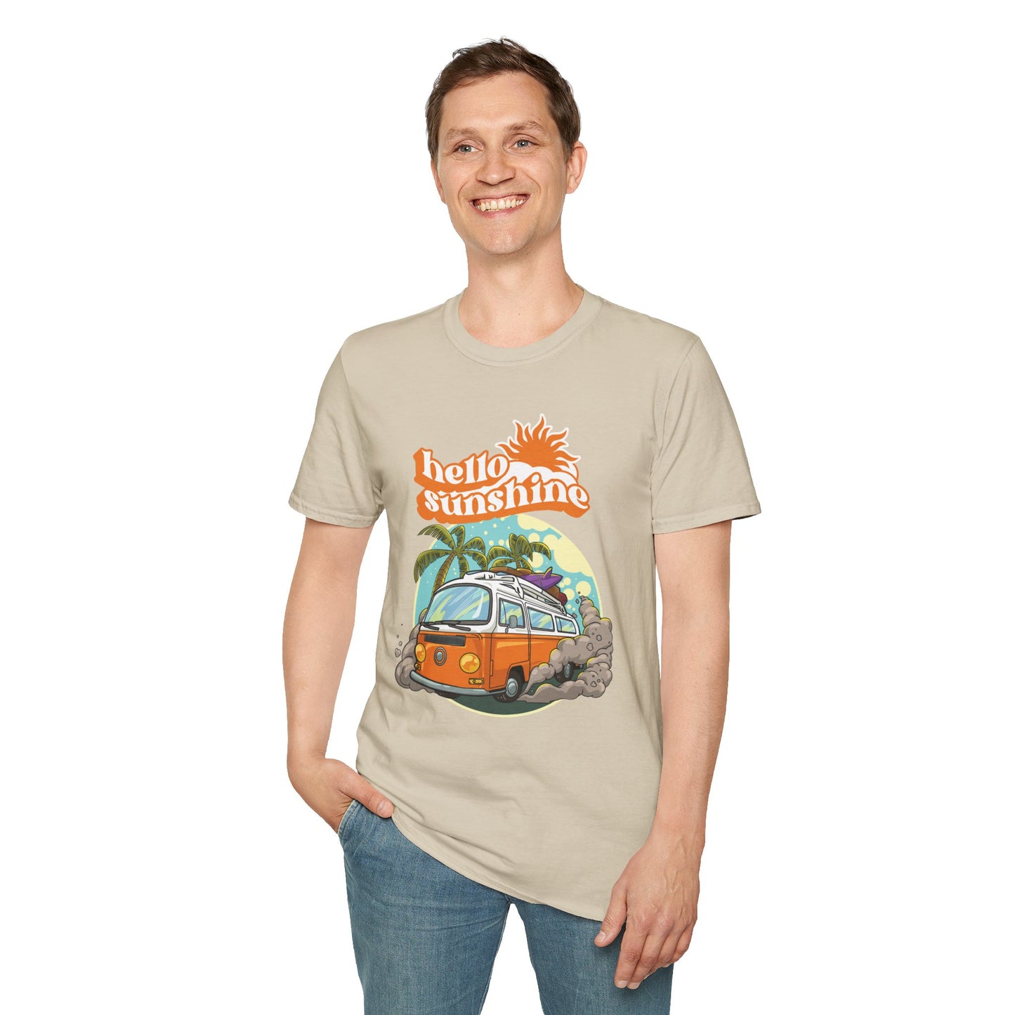 Hello Sunshine Unisex Soft-Style Cotton T-Shirt