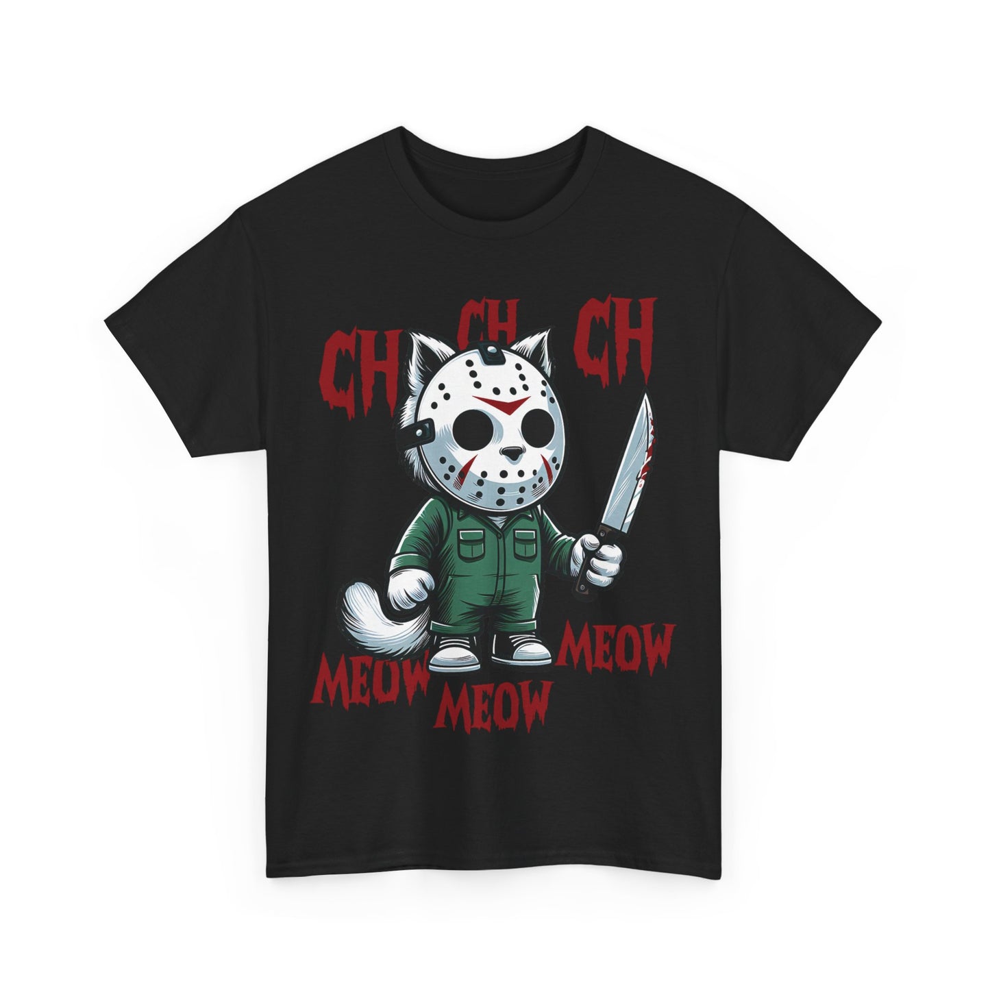 MEOW HERE KITTY KITTY Unisex Heavy Cotton T-Shirt