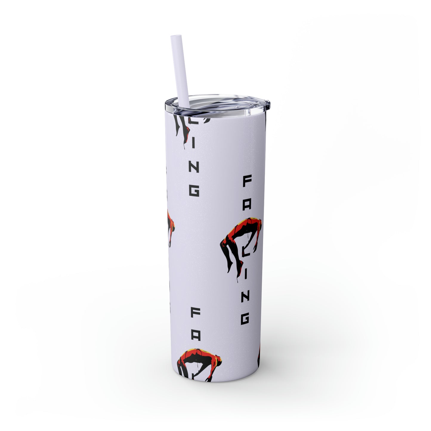 Don't Allow Yourself To Fall Skinny Tumbler with Straw, 20oz - Sip in Style, Stay Refreshed All Year