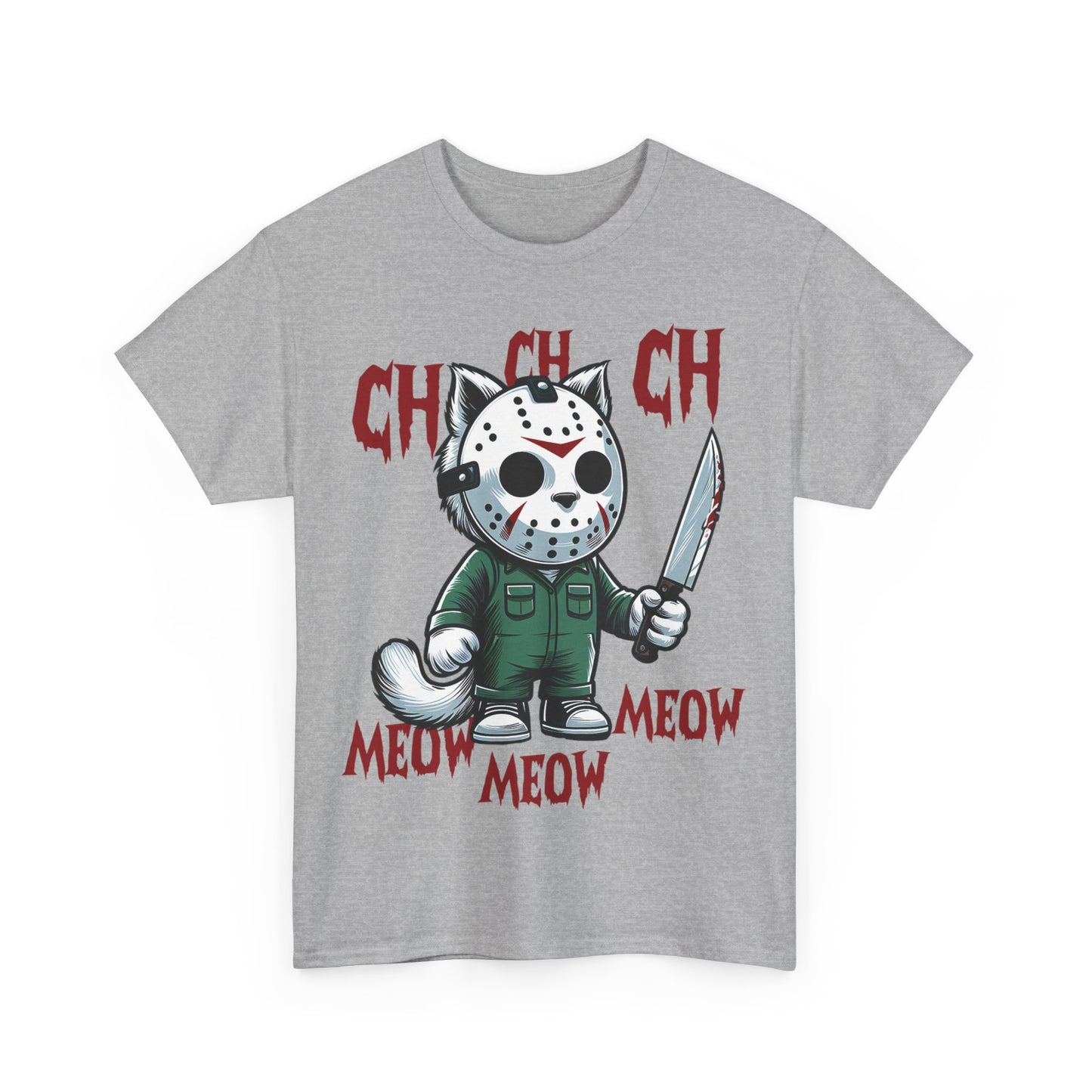 MEOW HERE KITTY KITTY Unisex Heavy Cotton T-Shirt