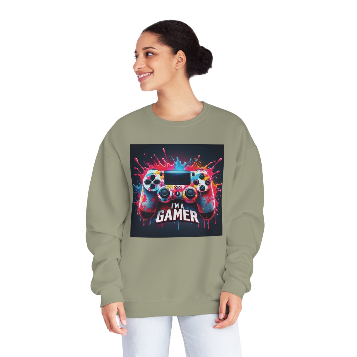 I'M a Gamer Unisex NuBlend® Crewneck Sweatshirt