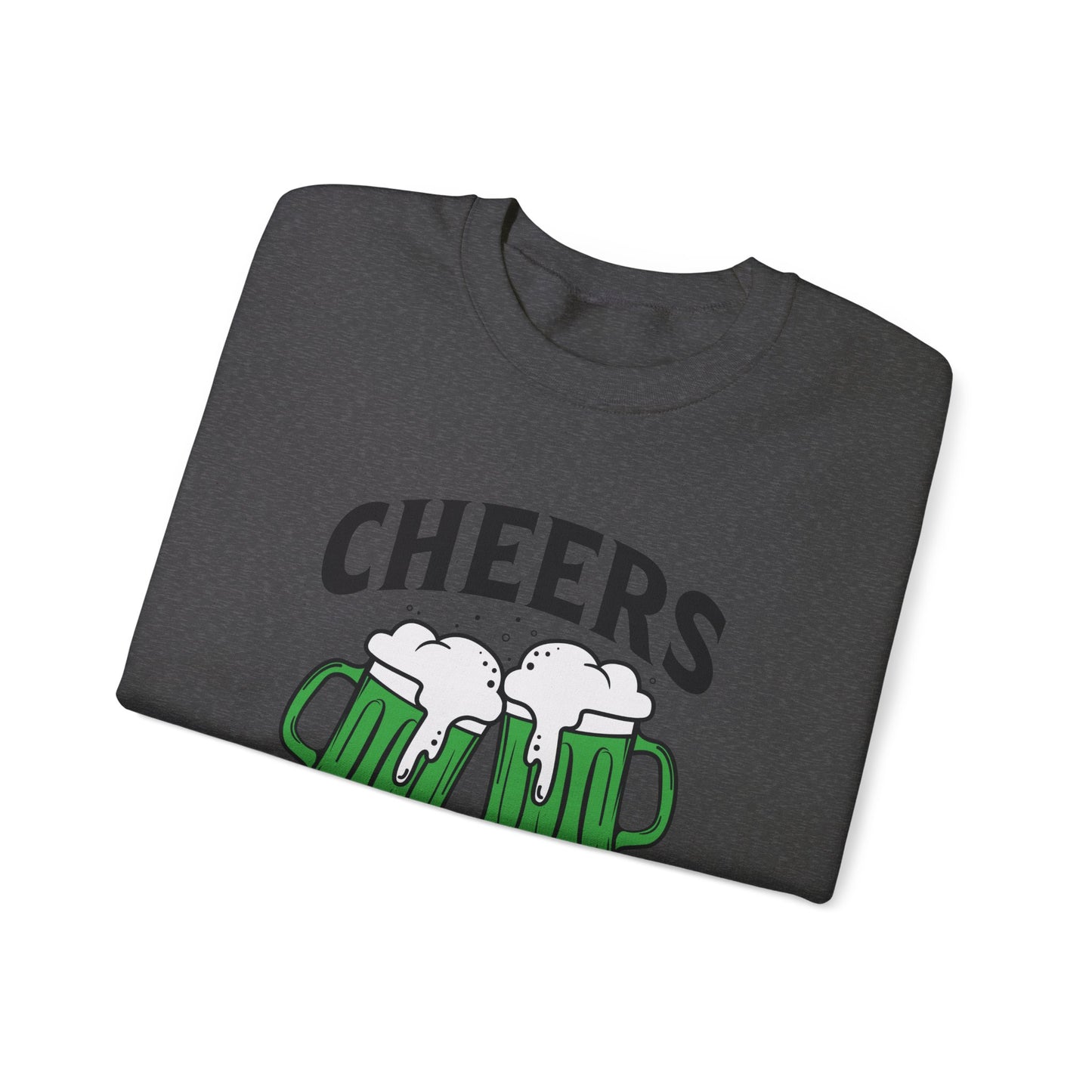 Cozy Comfort: Cheers Fu$kers Unisex Heavy Blend Crewneck Sweatshirt