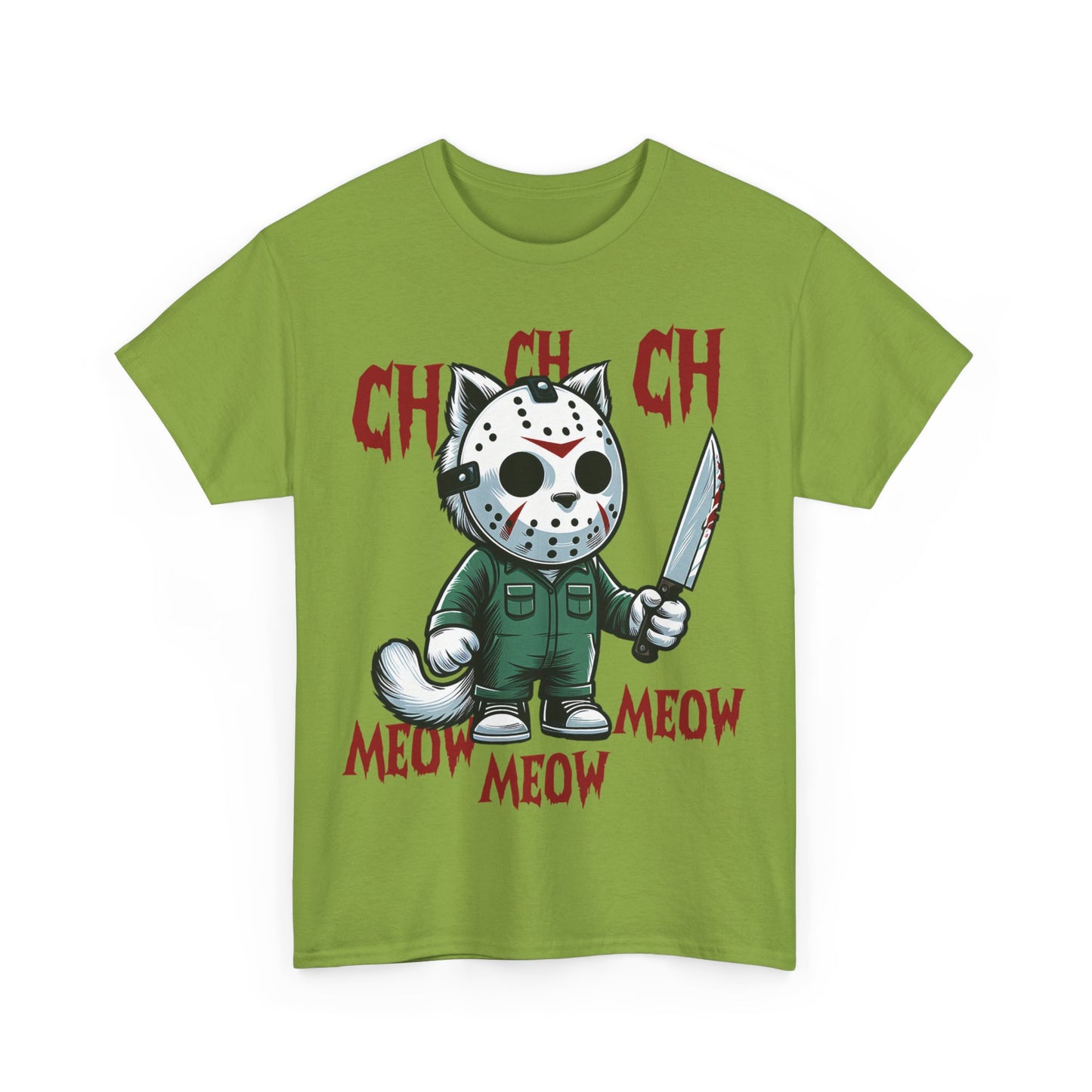 MEOW HERE KITTY KITTY Unisex Heavy Cotton T-Shirt
