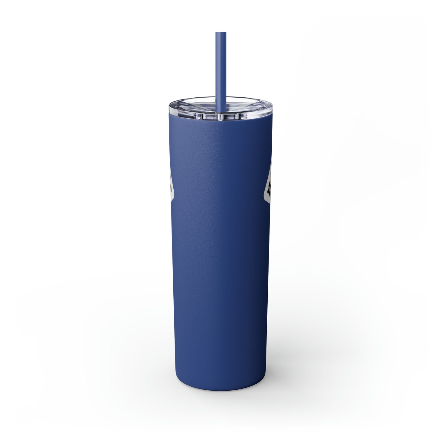 Have Faith in the Process" Skinny Tumbler with Straw – 20oz Stainless Steel Elegance