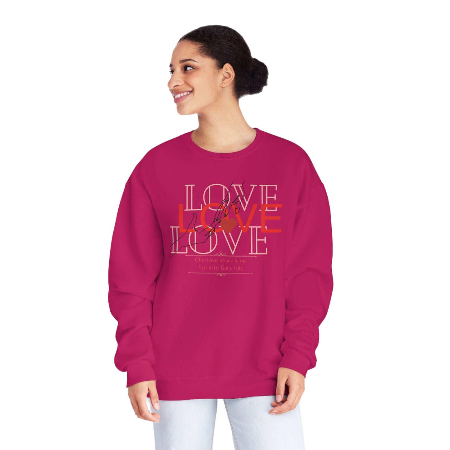 Our Love Story Unisex NuBlend® Crewneck Sweatshirt
