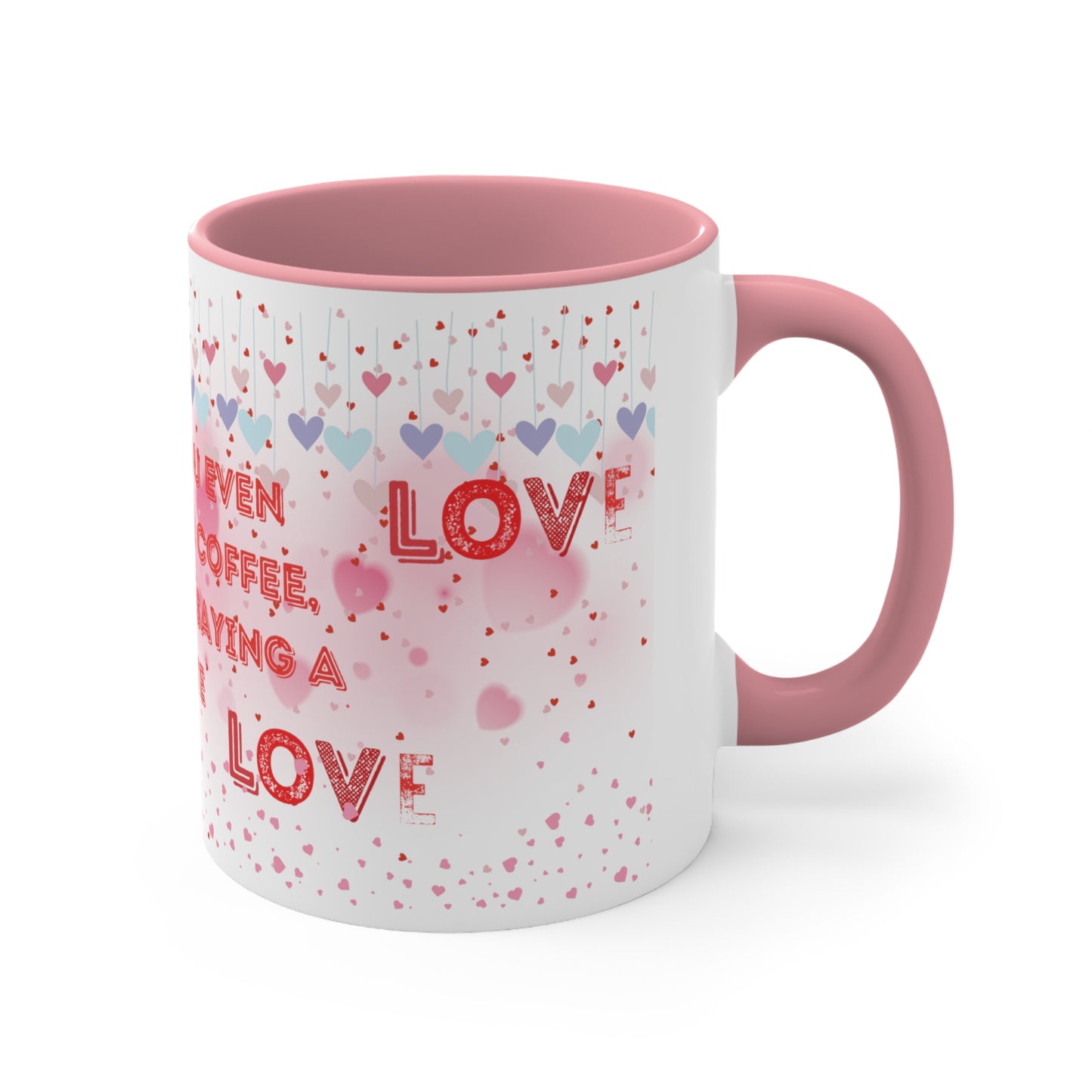 I Love You Even More Than Coffee" Two-Tone Coffee Mug - Brewed Affection!