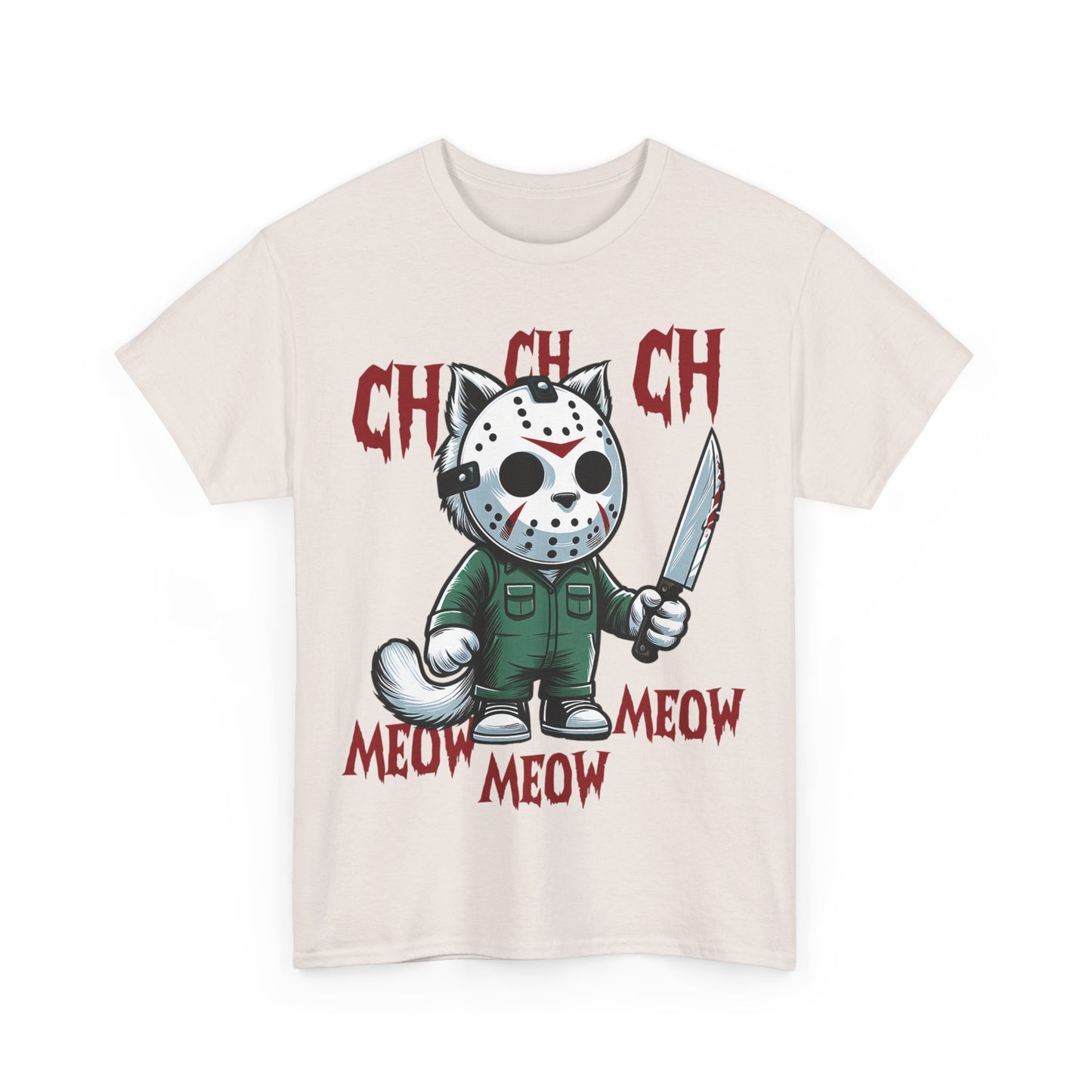 MEOW HERE KITTY KITTY Unisex Heavy Cotton T-Shirt