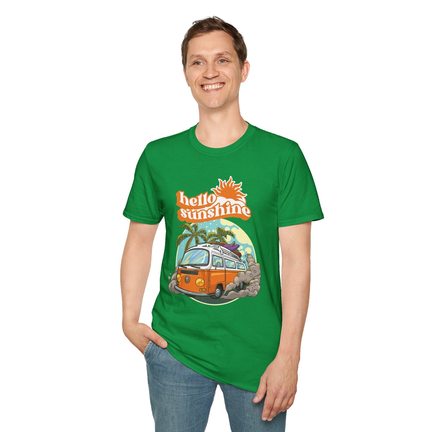 Hello Sunshine Unisex Soft-Style Cotton T-Shirt